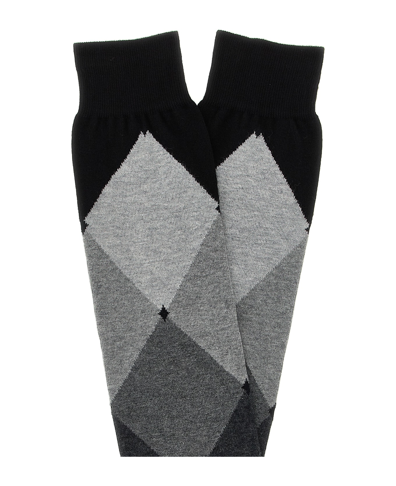 Ballantyne Diamond-shaped Socks - Black  