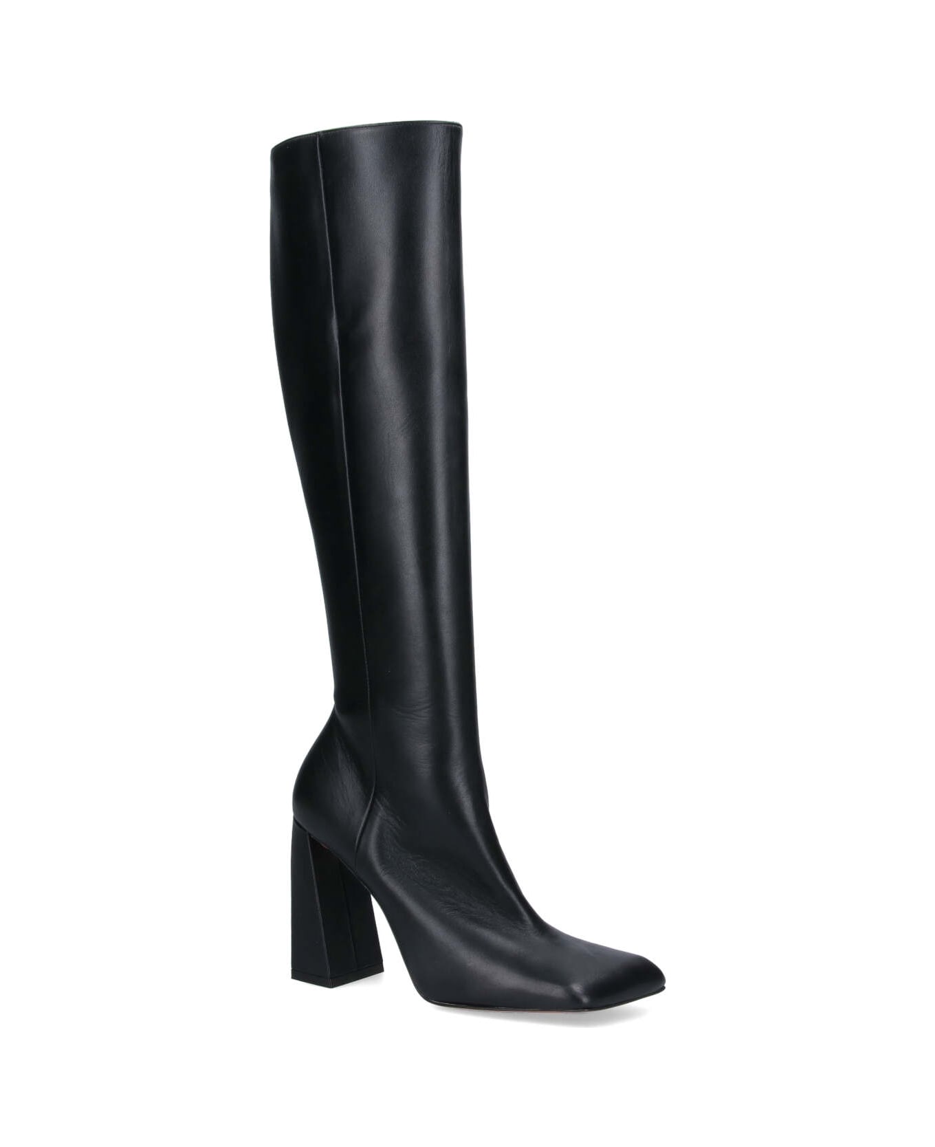 Amina Muaddi 'marine' Boots - Black  