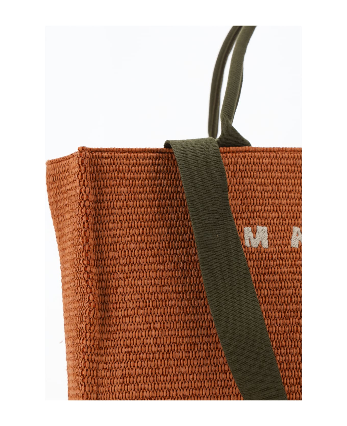 Marni Handbag - Brick/olive トートバッグ