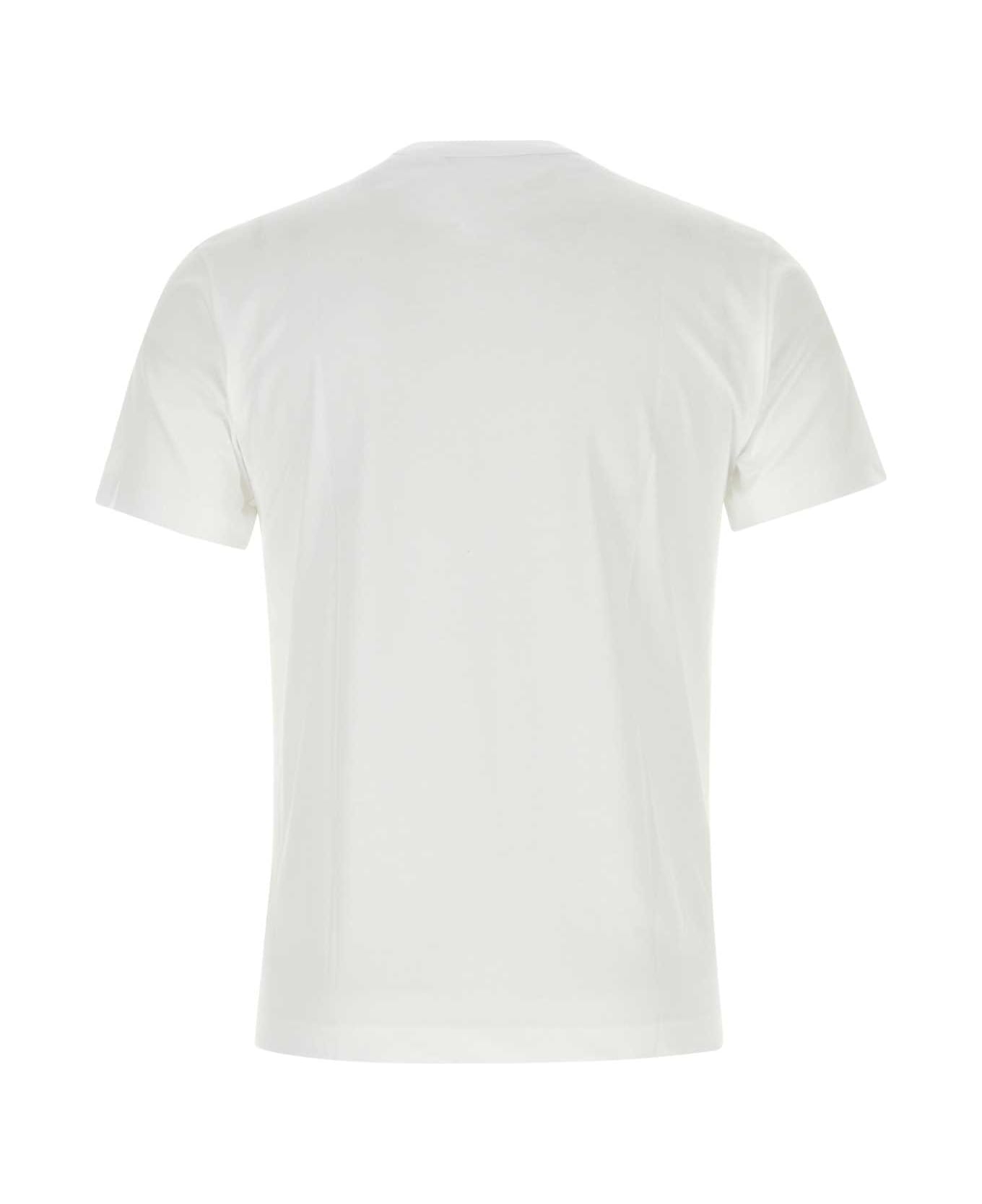 Comme des Garçons White Cotton T-shirt - WHITE