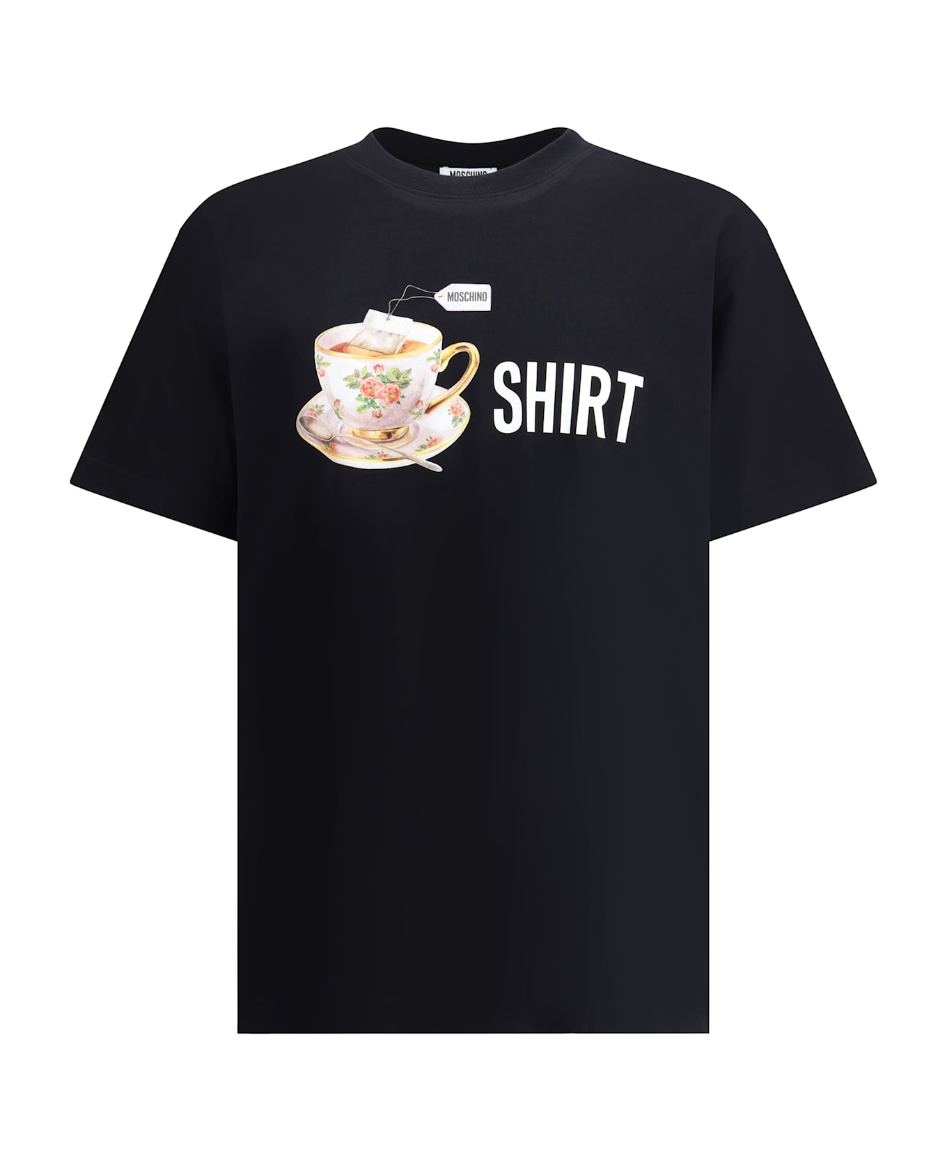 Moschino T-shirt Whit Maxi Print