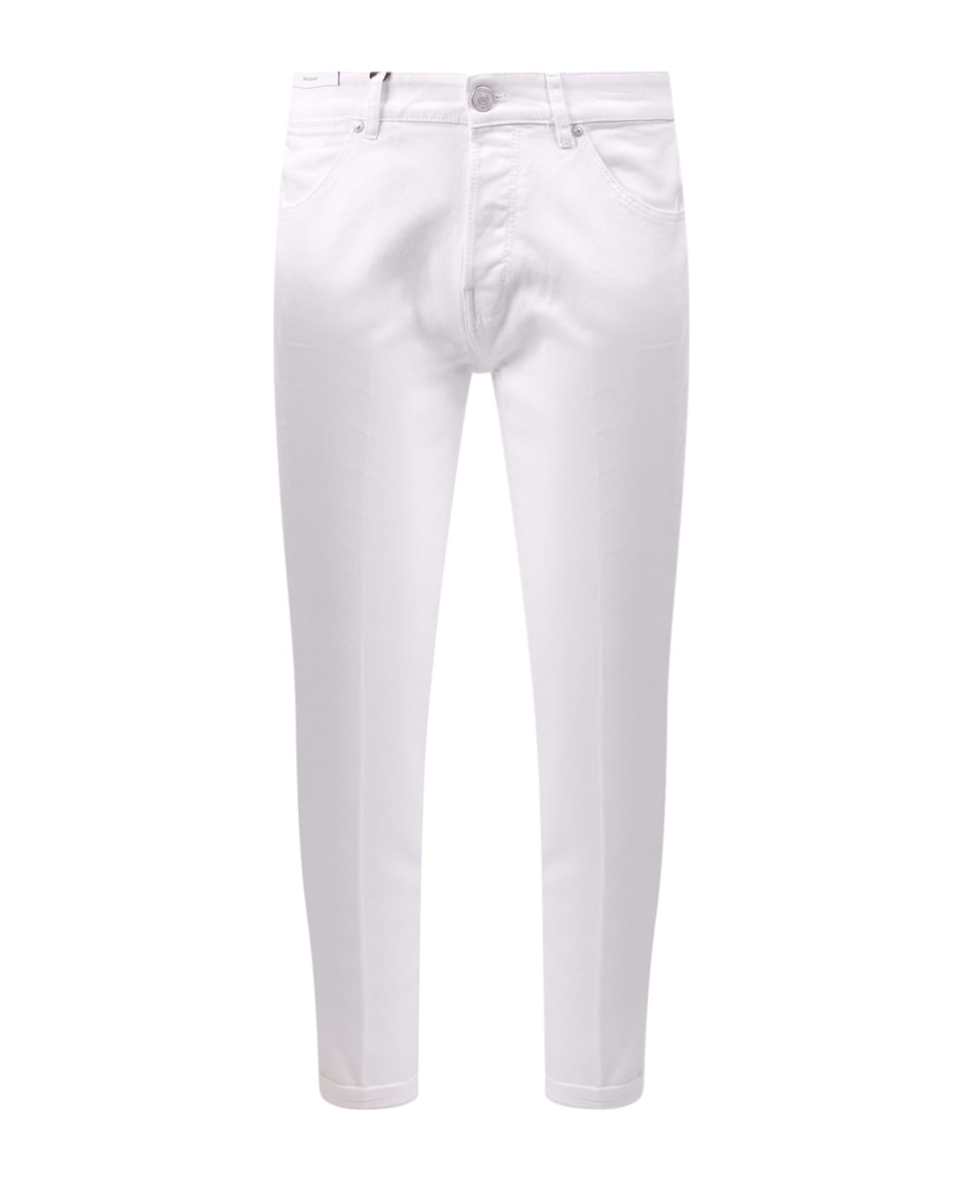 PT Torino 'reggae' Stretch Cotton Jeans - White