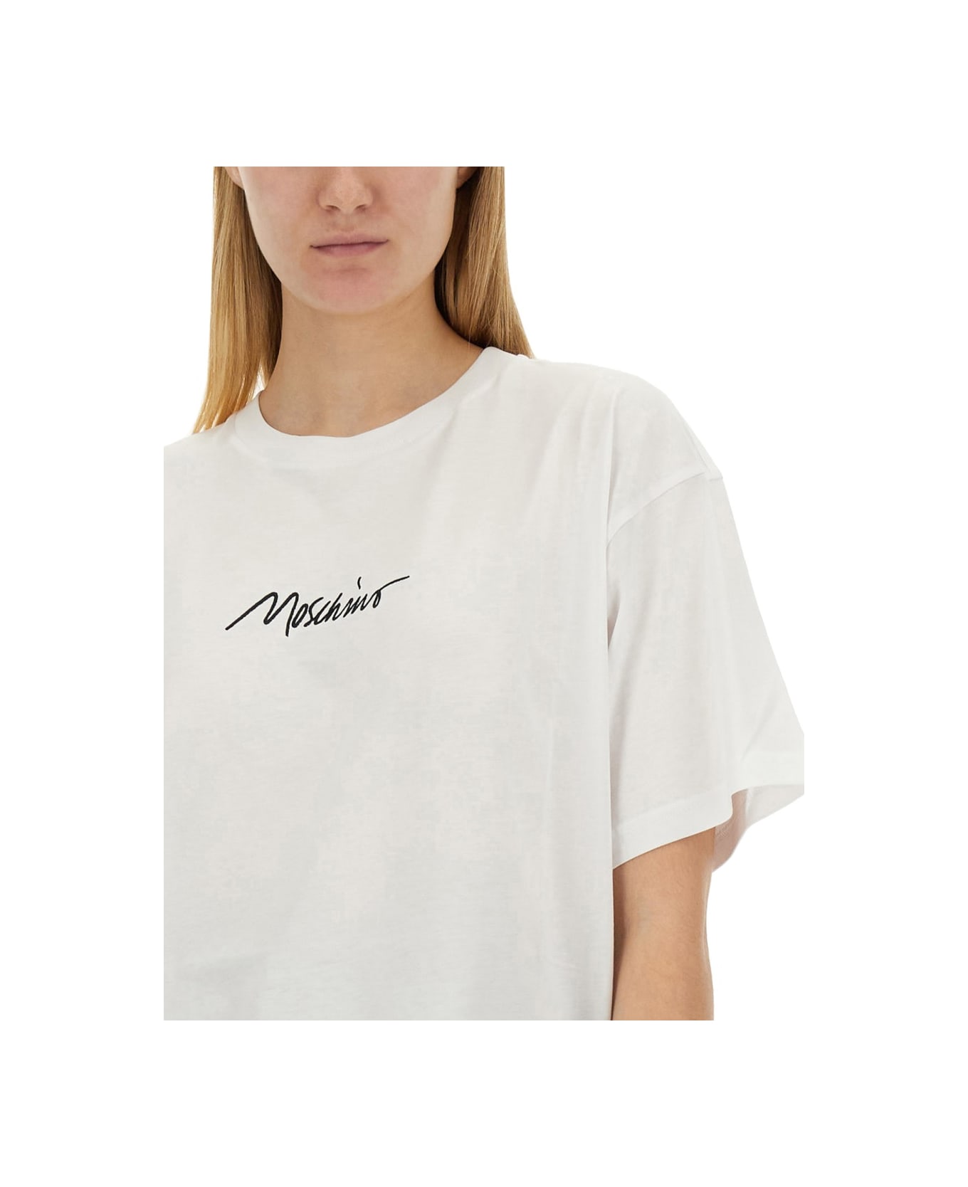 Moschino T-shirt Con Logo - WHITE