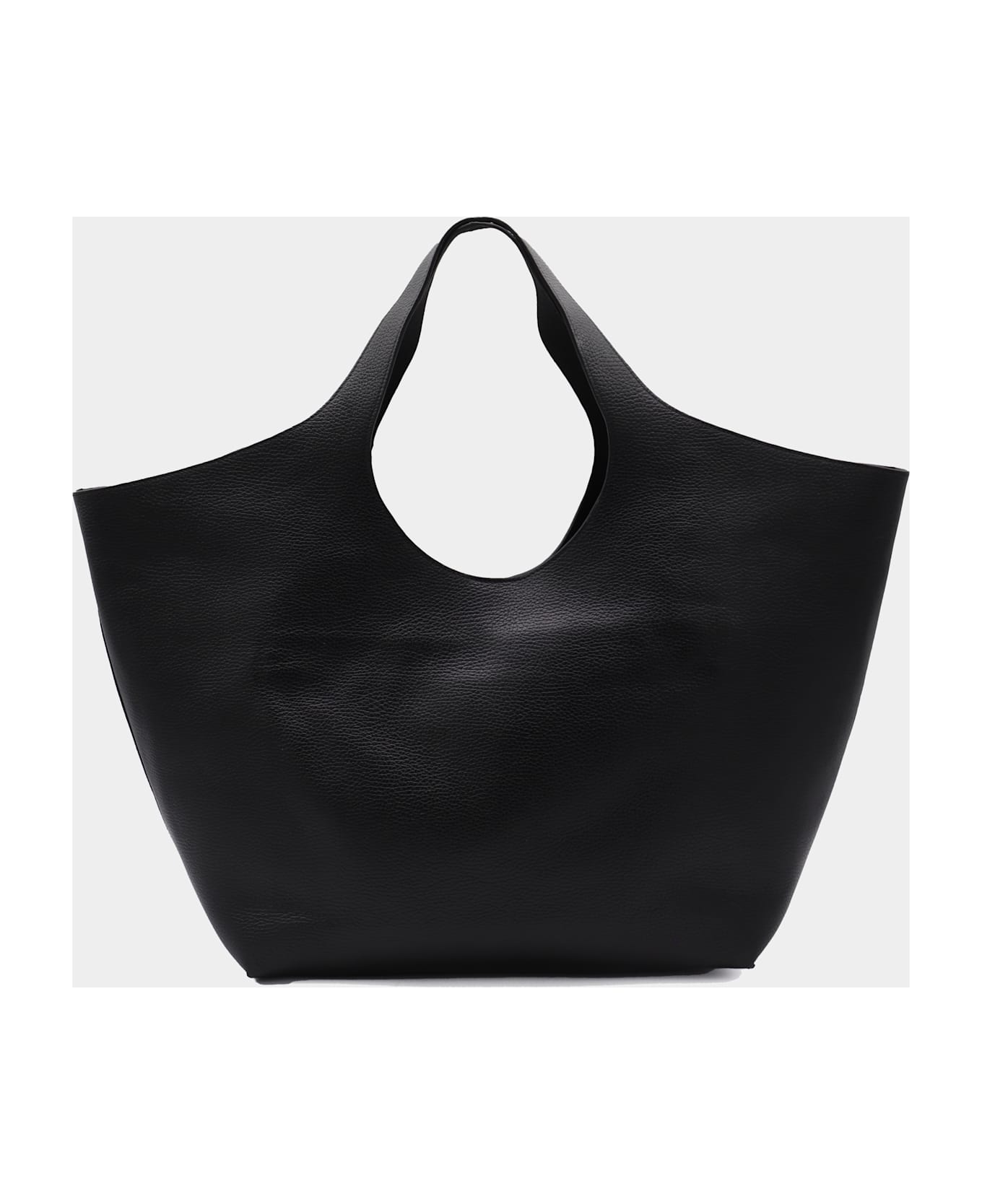 Anine Bing Black Leather Lili Tote Bag - Black
