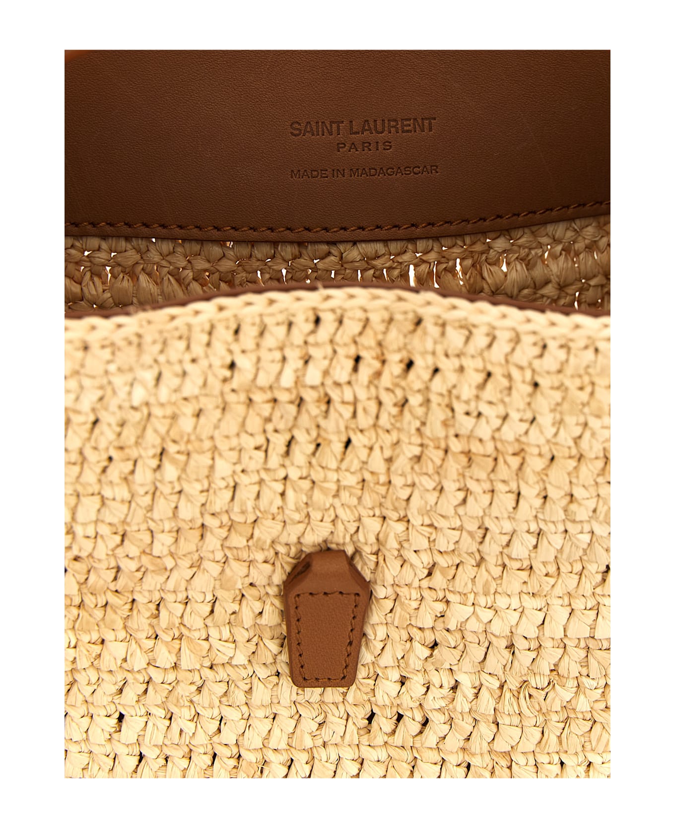 Saint Laurent 
le 37
 Mini Bucket Bag - Beige