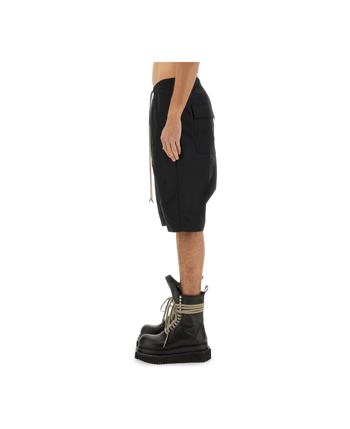 Rick Owens Short "rick's Pods" - BLACK