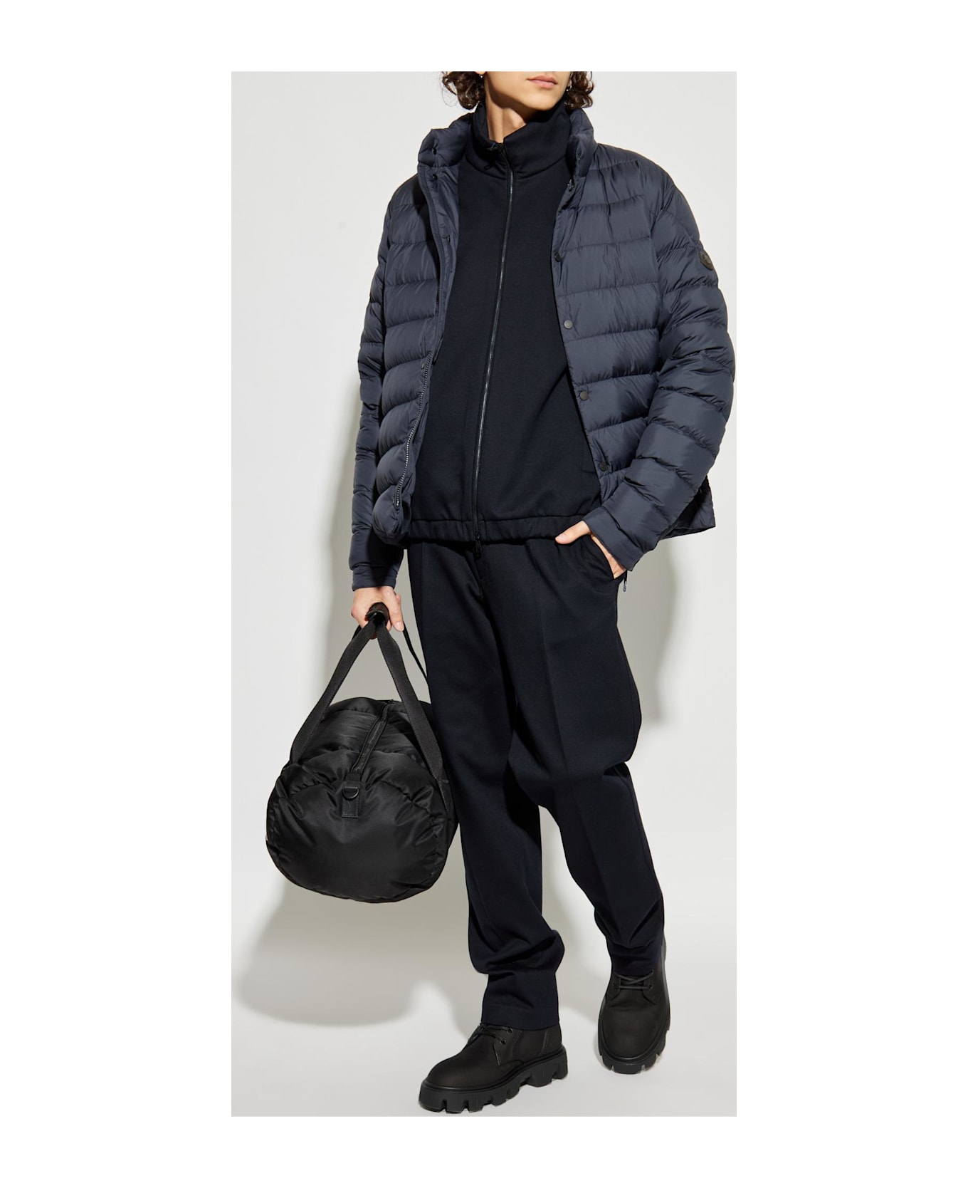Moncler Down Jacket 
lyco
 - BLUE