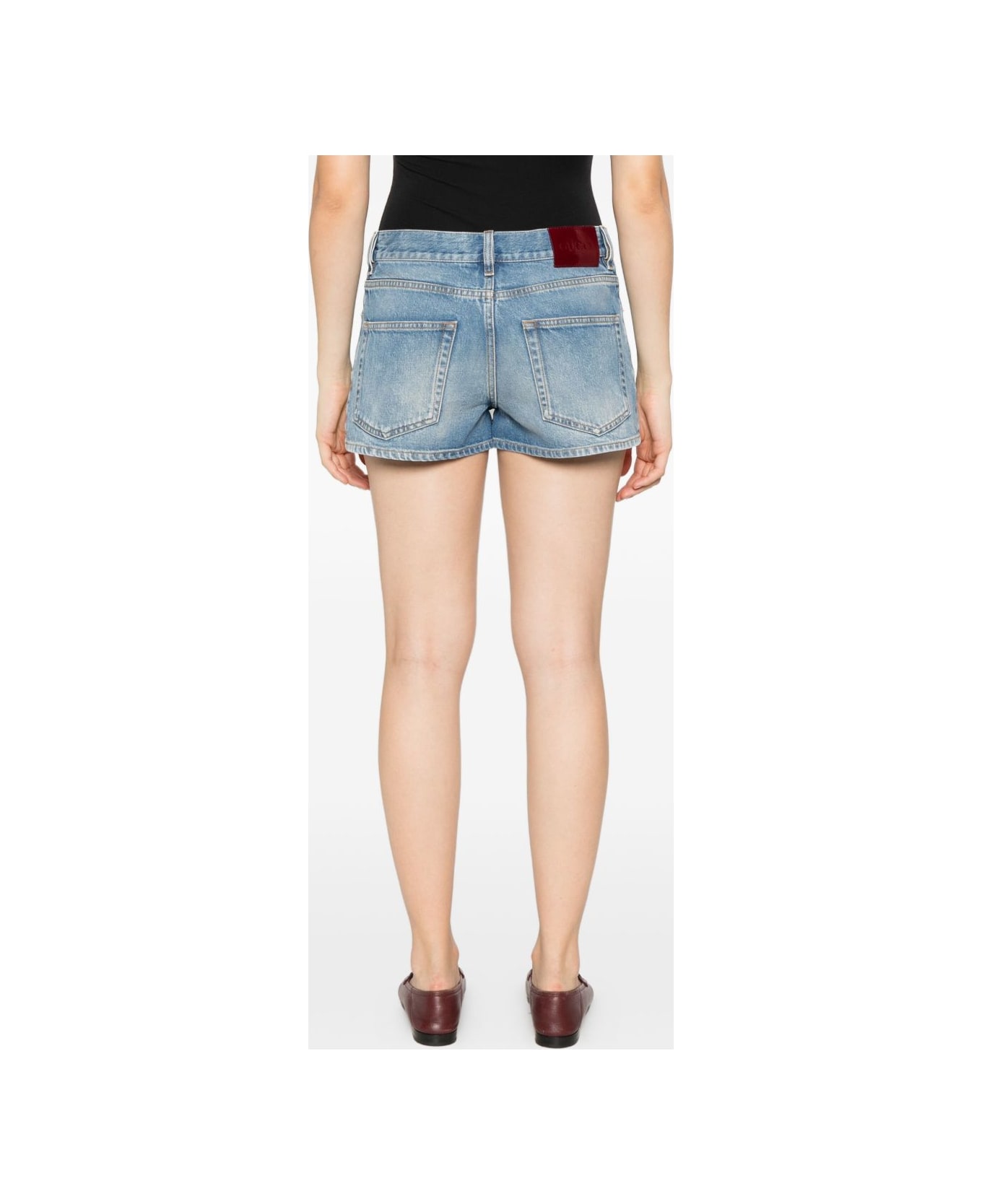 Gucci Denim Cotton Shorts - Clear Blue