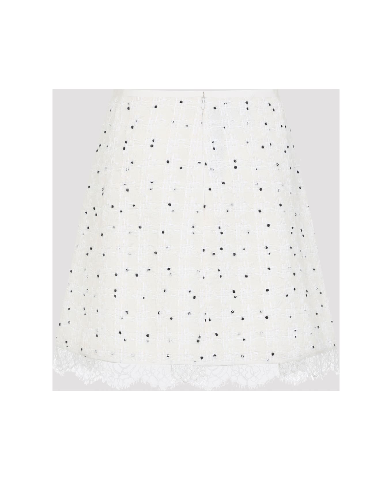 Giambattista Valli Cotton Mini Skirt - Ivory