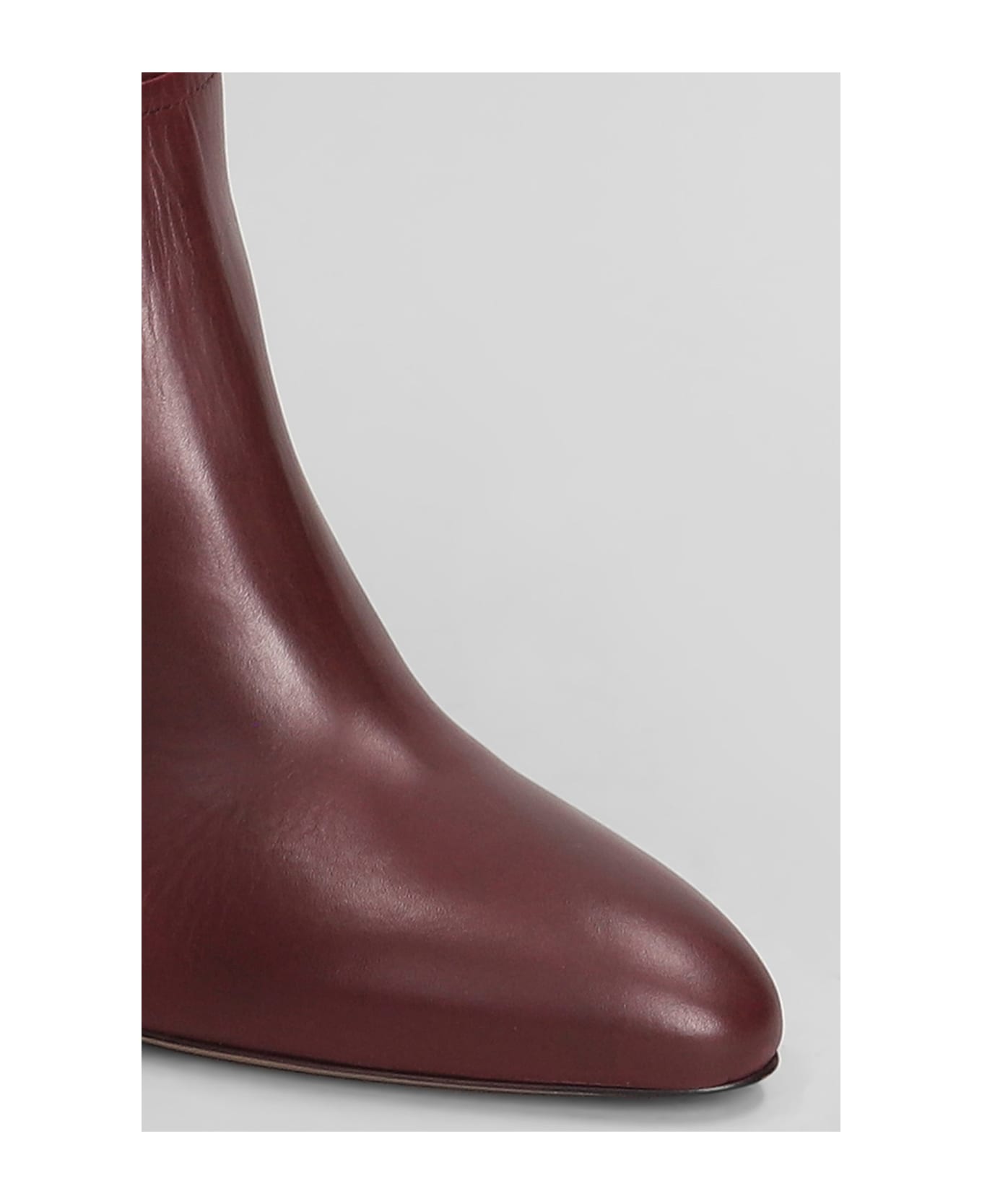 Paris Texas Lavinia Boot 75 High Heels Boots In Bordeaux Leather - bordeaux