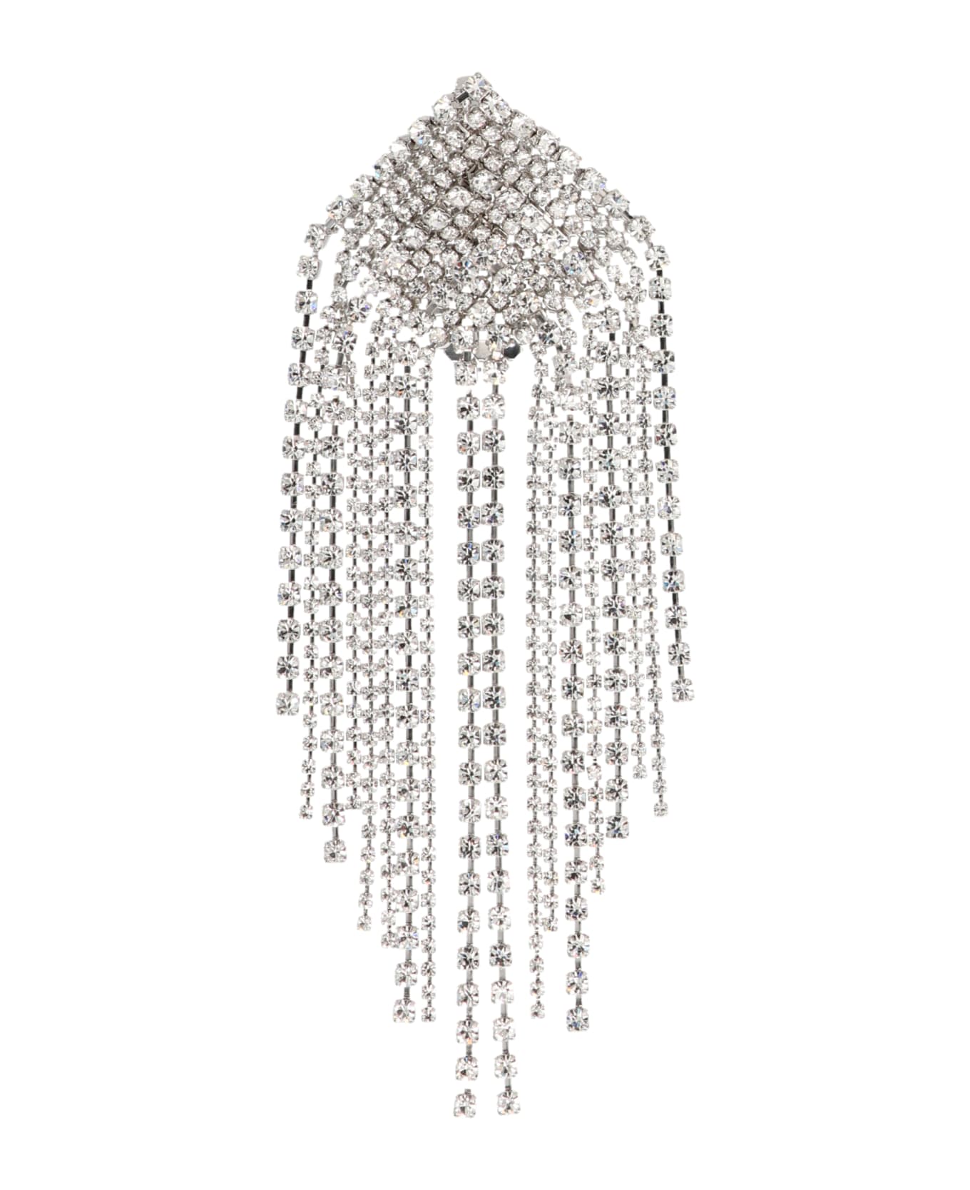 Alexandre Vauthier 'couture Edit Cup Chain Clip' Single Earring - Silver