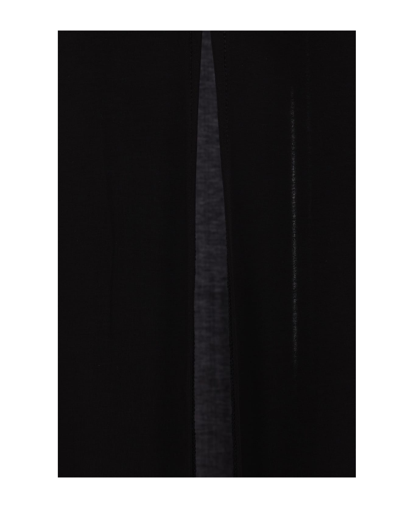 Paco Rabanne Long Skirt With Eyelets - BLACK