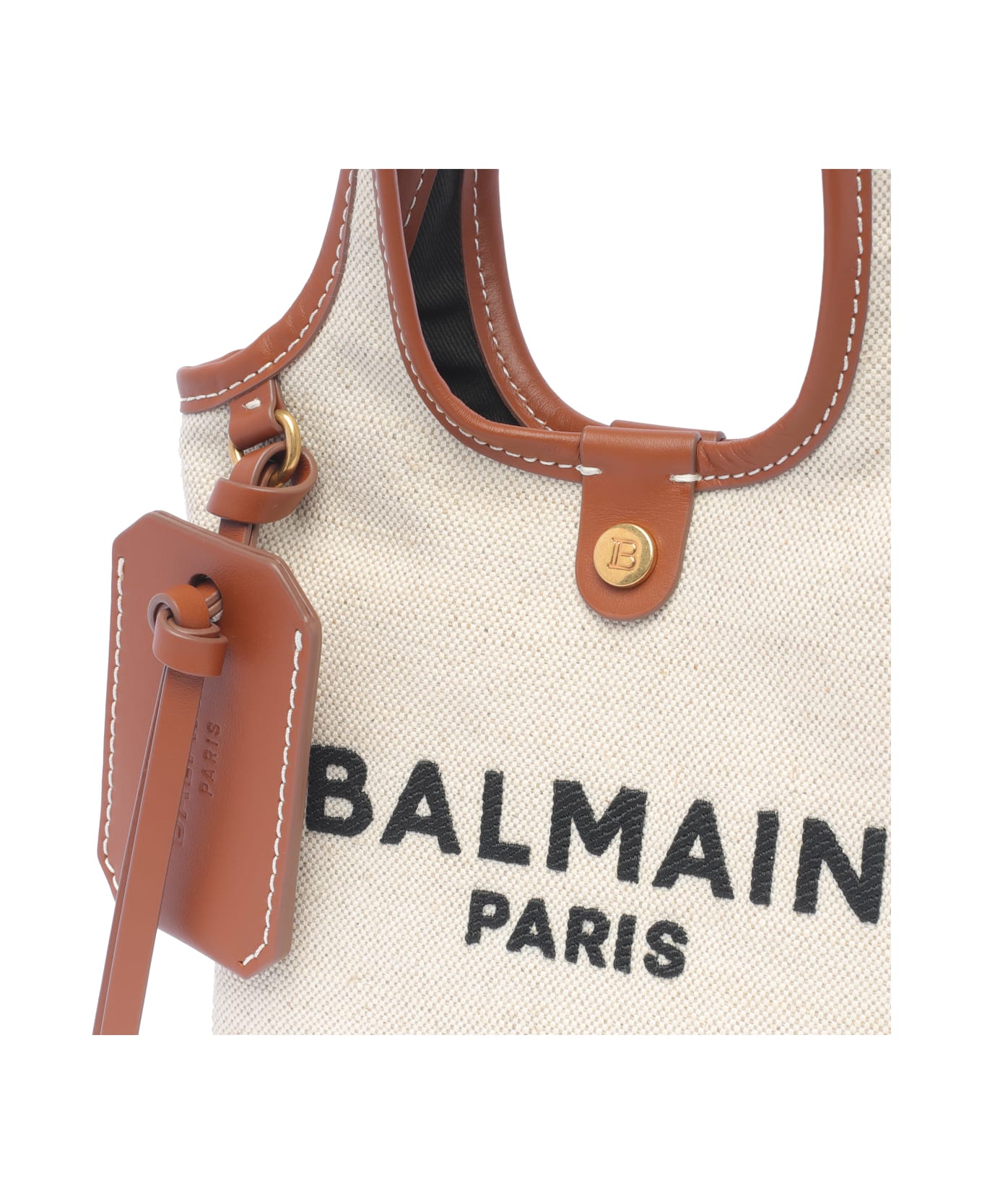 Balmain B-army Hand Bag - White