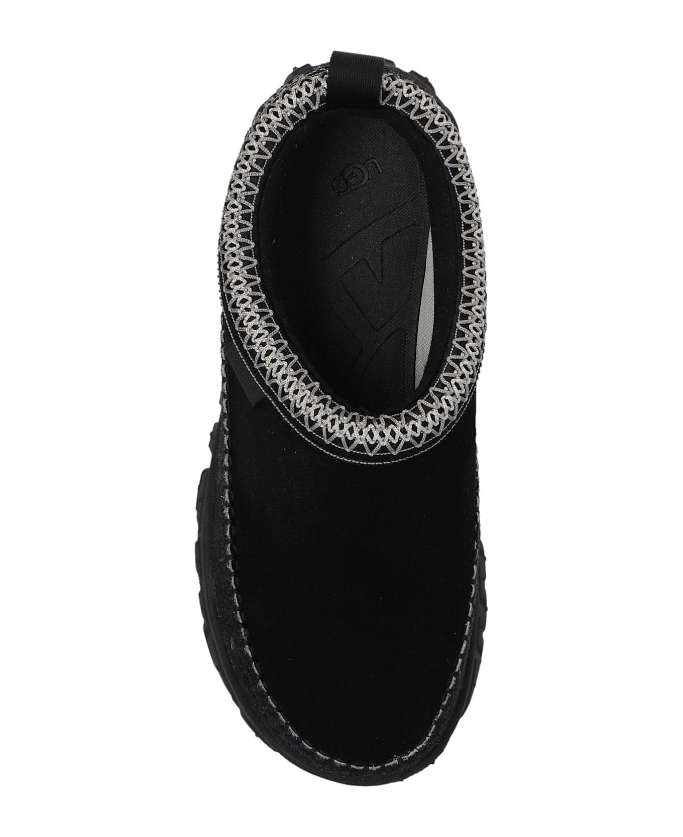 UGG Venture Daze Platform Contrast Stitched Slippers - Bblc Black / Black