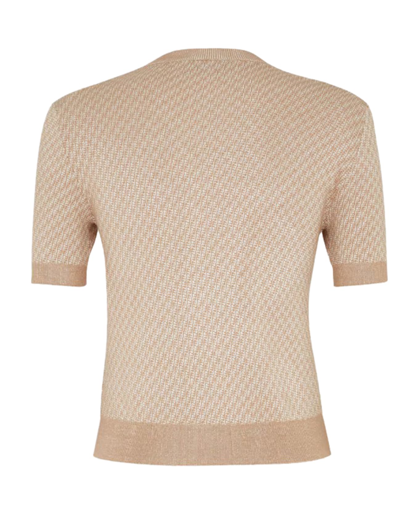 Fendi Wool And Silk Sweater - Nude 
Neutrals
