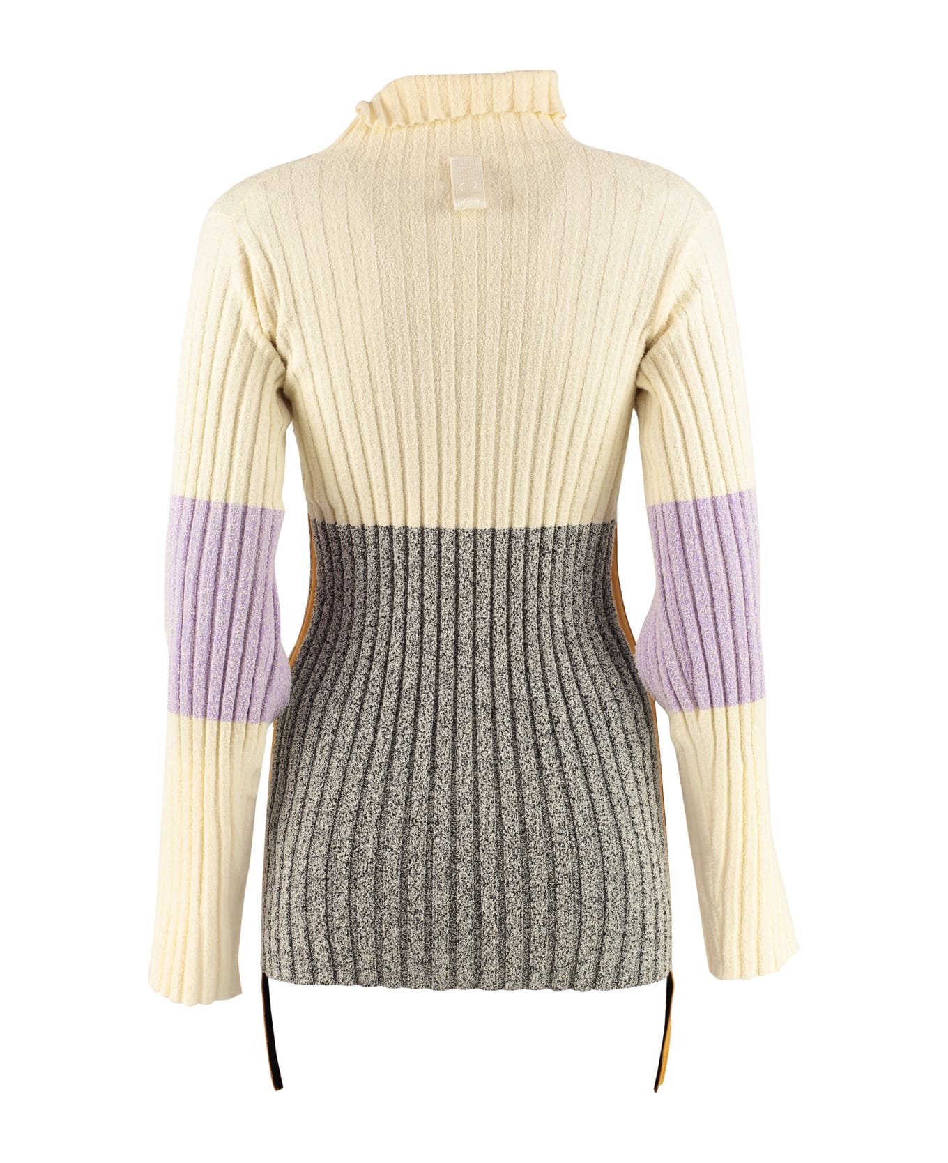 Moncler 2 Moncler 1952 - Ribbed Turtleneck Sweater - panna