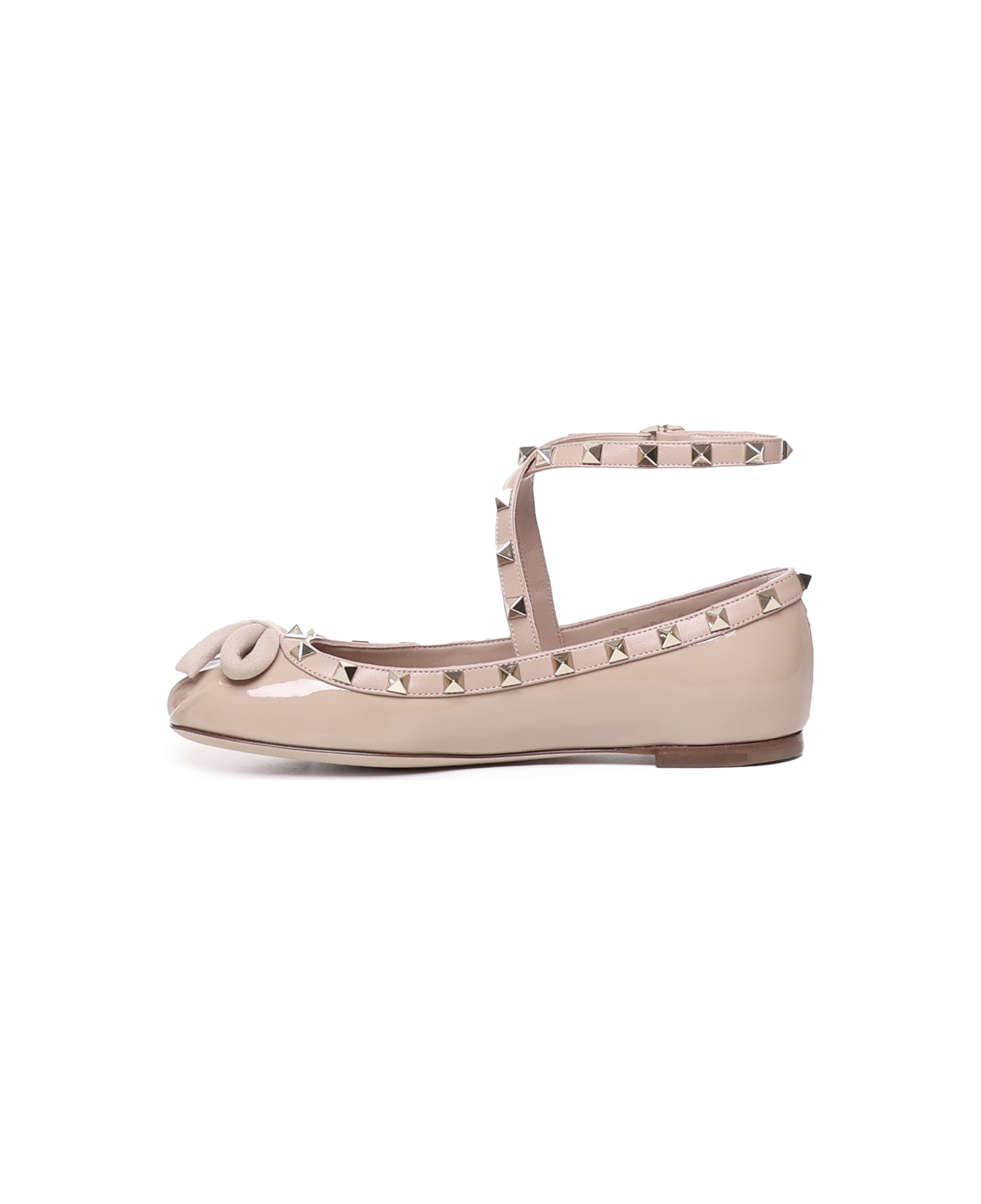 Valentino Garavani Rockstud Ballerinas - ROSE CANNELLE フラットシューズ