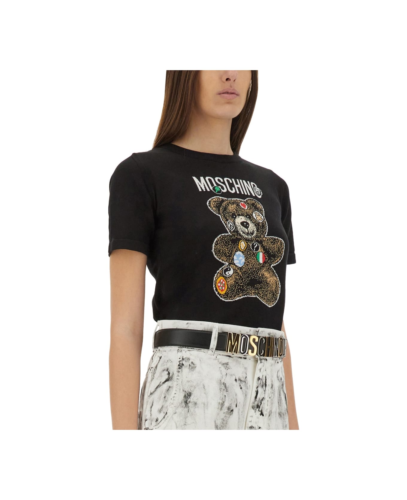 Moschino Teddy Bear Sweater - BLACK