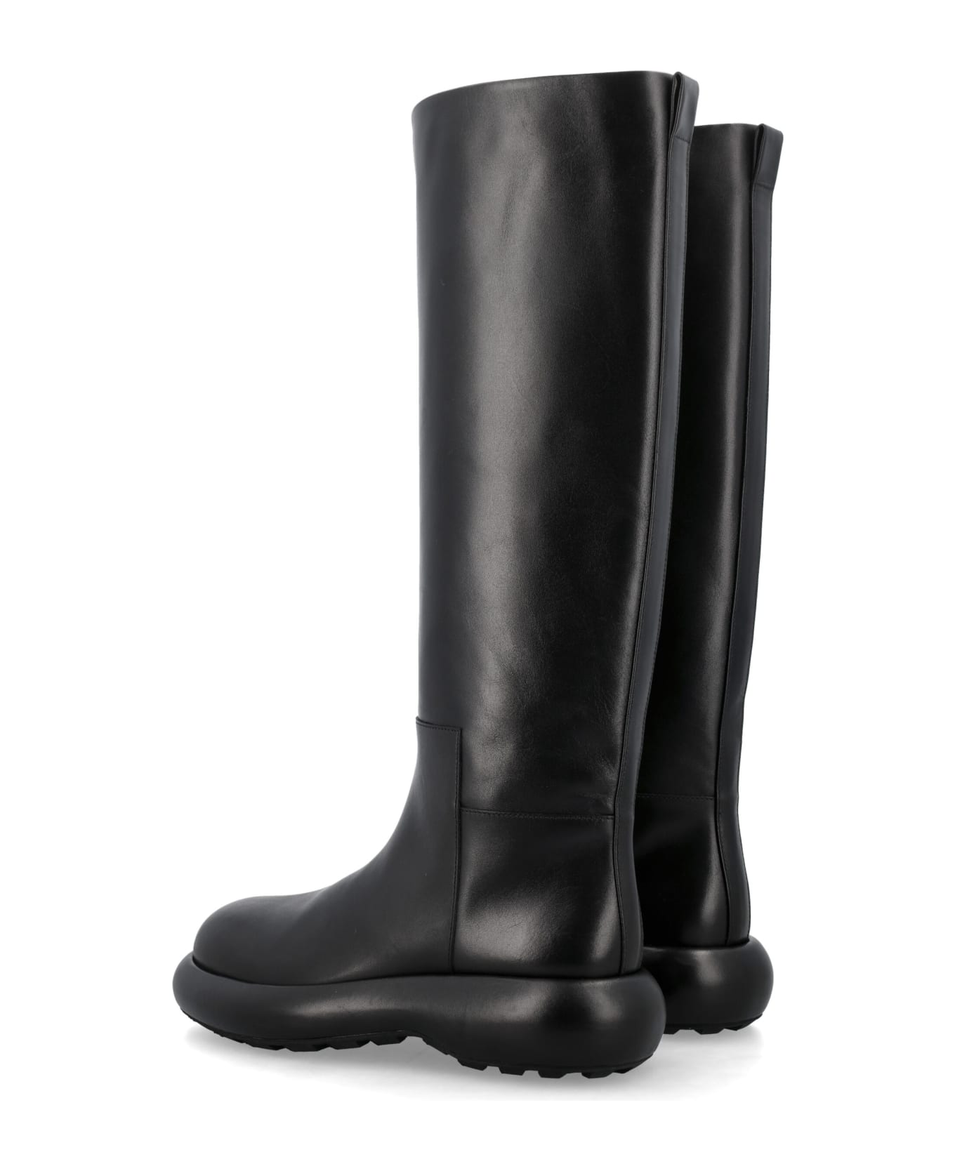 Jil Sander High Strong Form Boots - BLACK