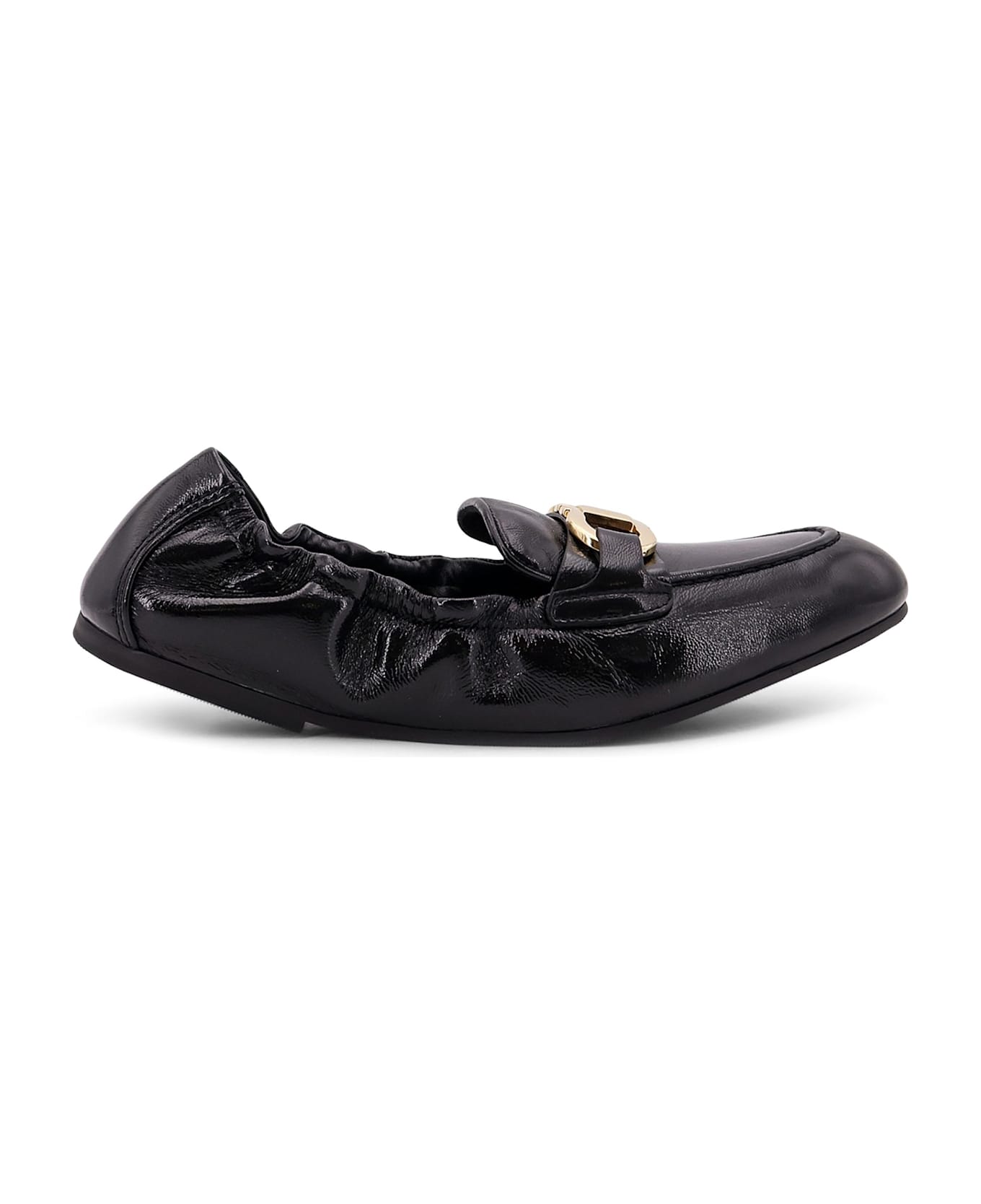 Ferragamo Jodie Deconstructed Leather Loafer - Black