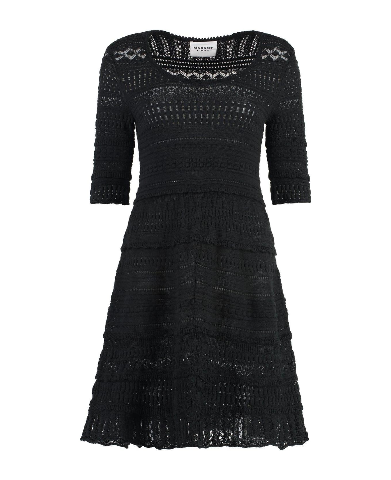 Marant Étoile Crewneck Mini Dress - Black ワンピース＆ドレス