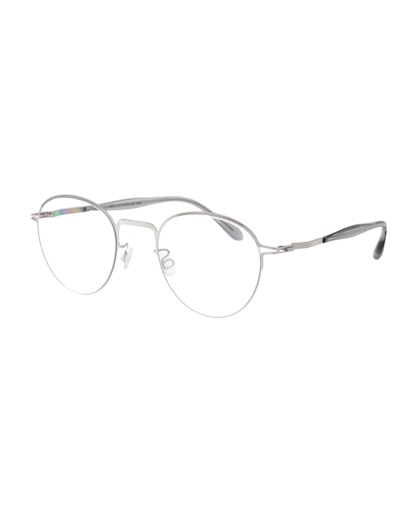 Mykita Tate Glasses - 051 SHINY SILVER CLEAR アイウェア