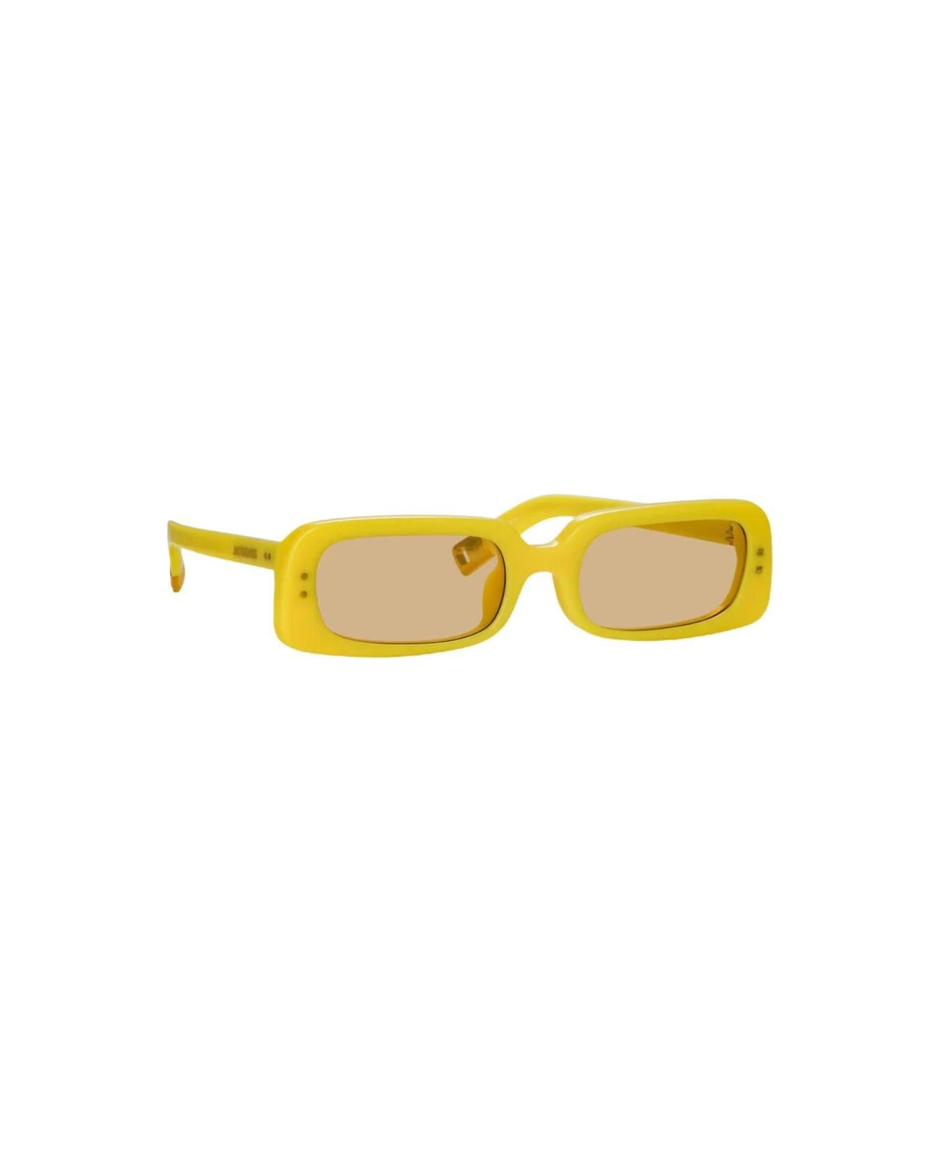 Jacquemus Rectangle Frame Sunglasses - yellow