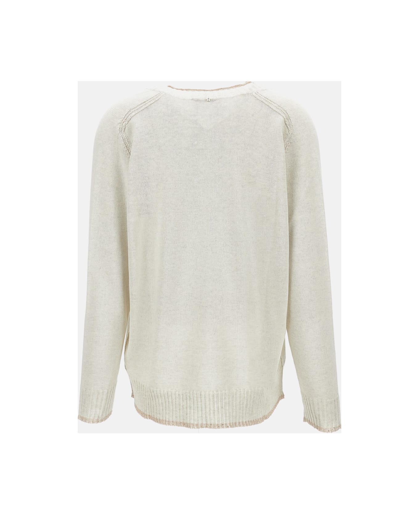 Lorena Antoniazzi Neckline Knitwear - White