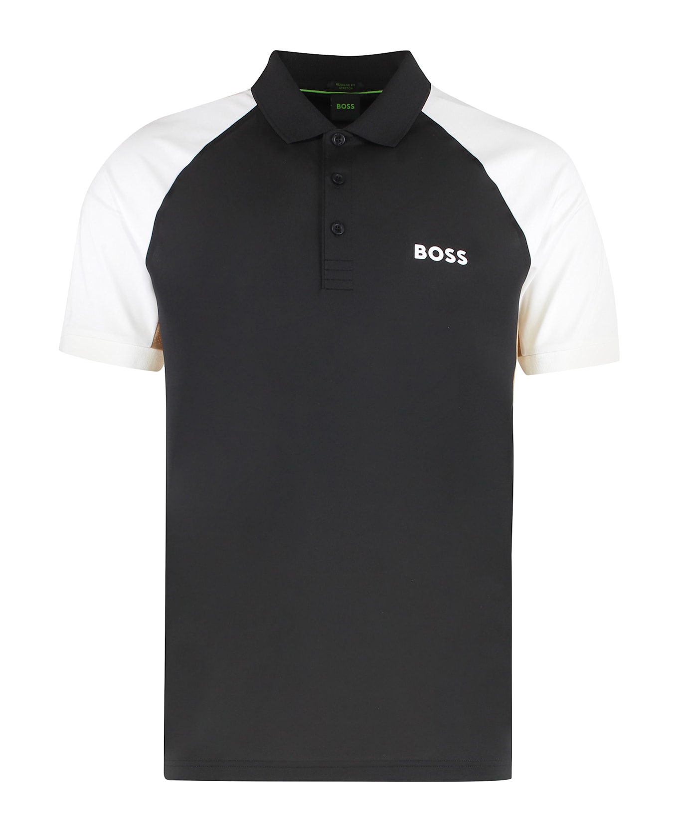 Hugo Boss Technical Fabric Polo Shirt - black