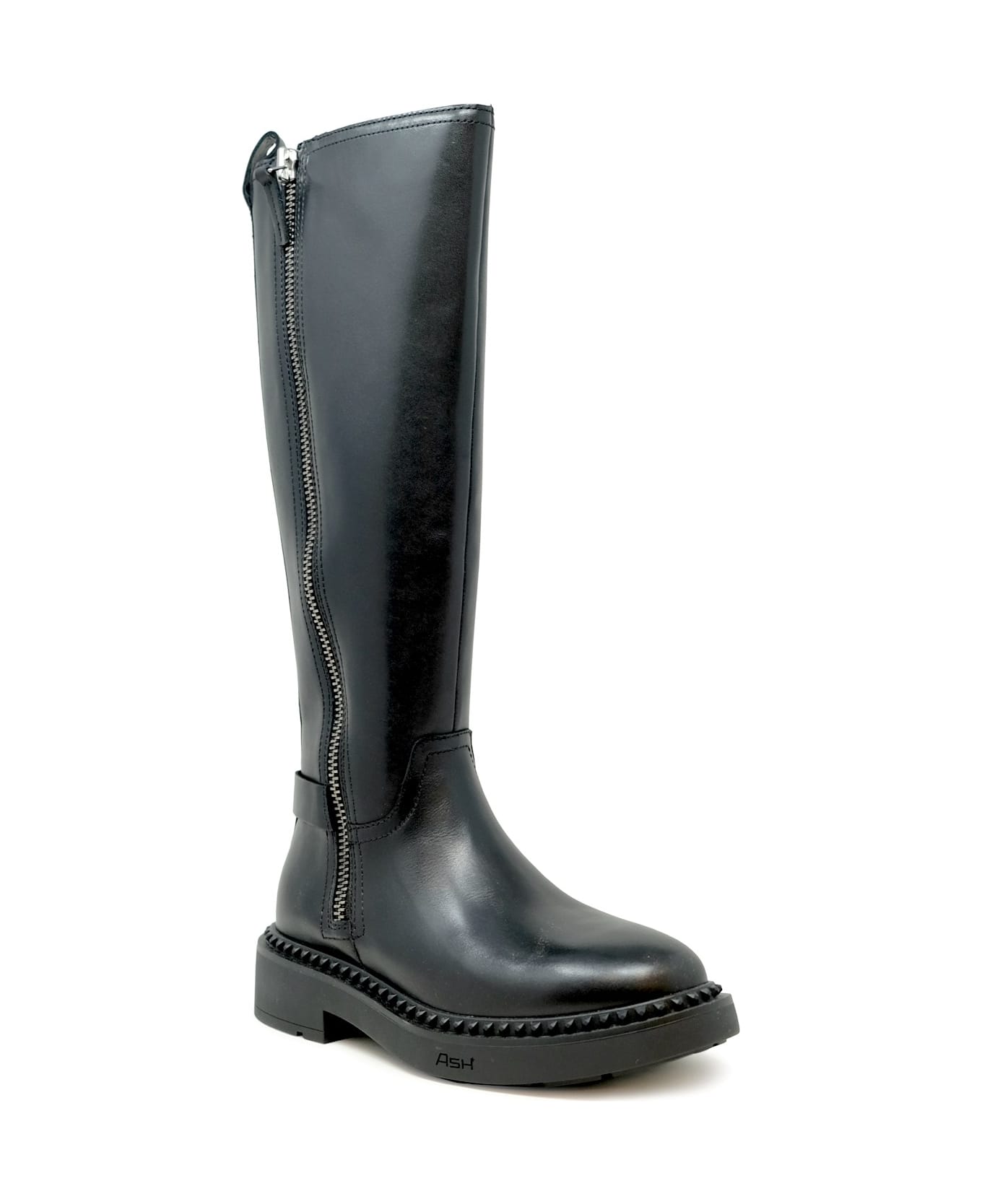 Ash Soft Mustang Black Boots - BLACK