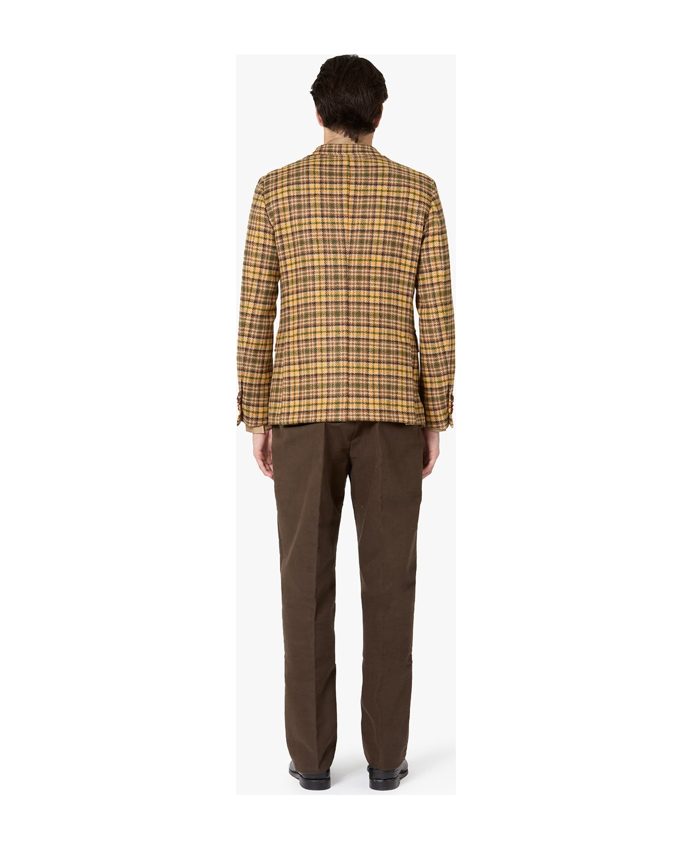 doppiaa Aabenzio Single-breasted Jacket With Flap Pockets