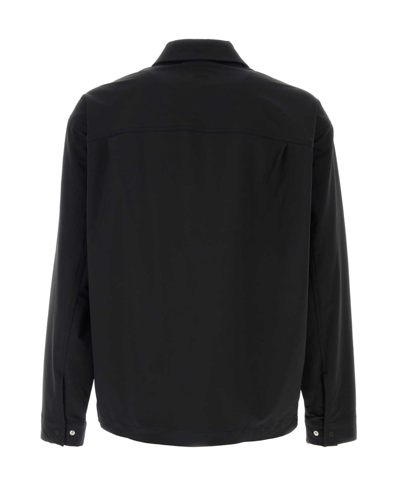 Herno Black Stretch Nylon Blend Jacket - NERO