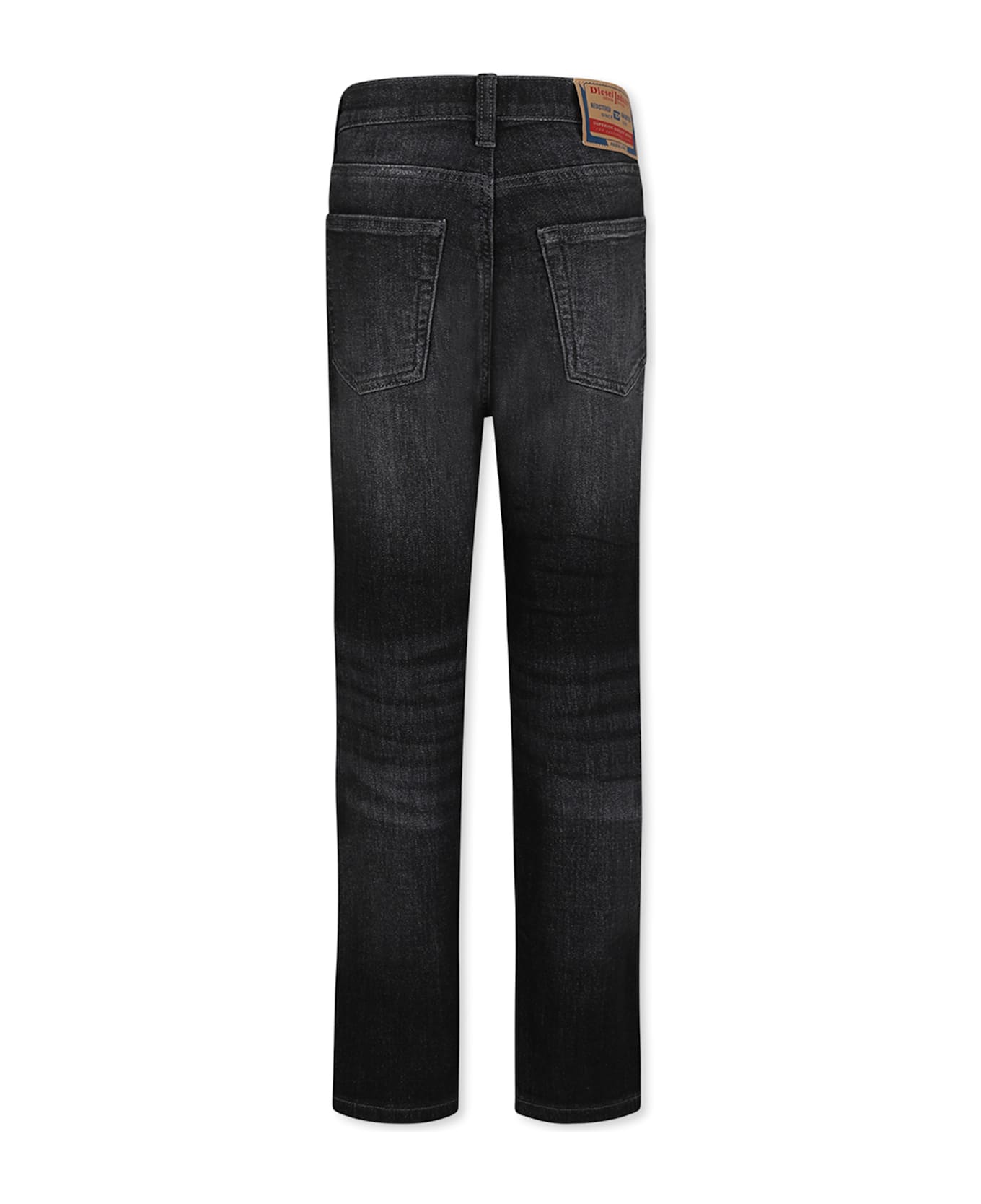 Diesel Black Jeans For Boy - Black