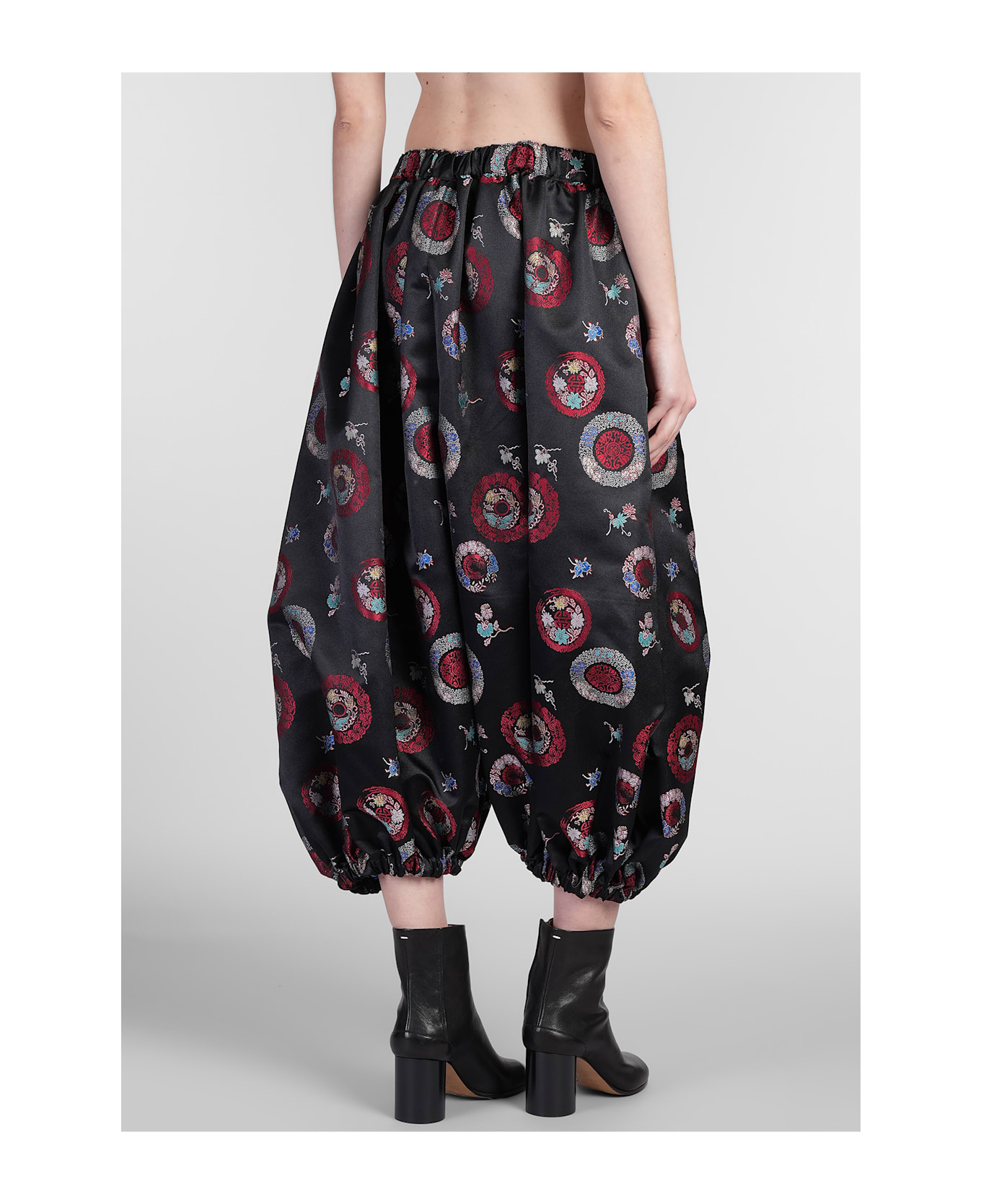Comme des Garçons Pants In Black Polyester - black