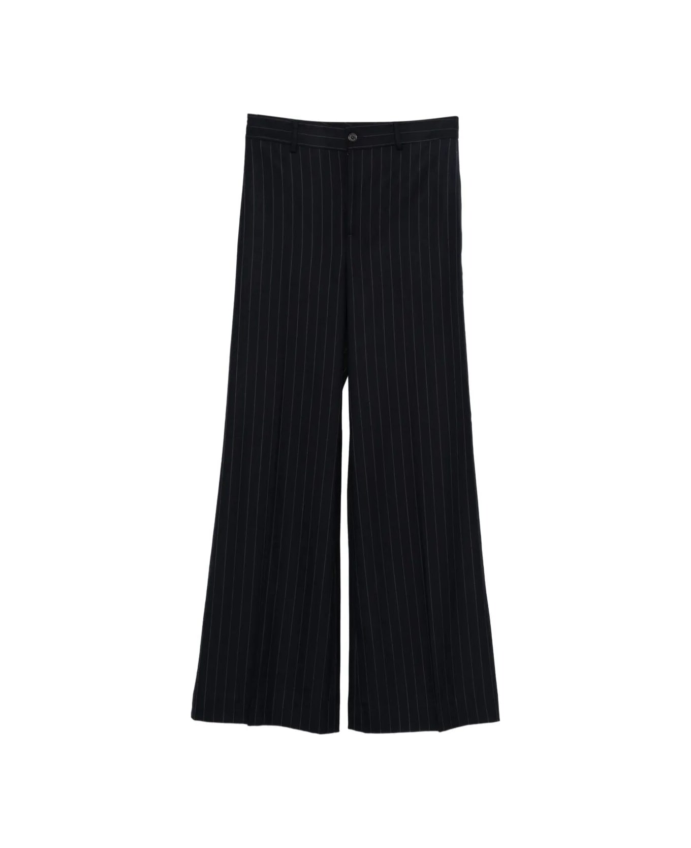 Ralph Lauren Welrette Full Length Pleated - Navy Cream