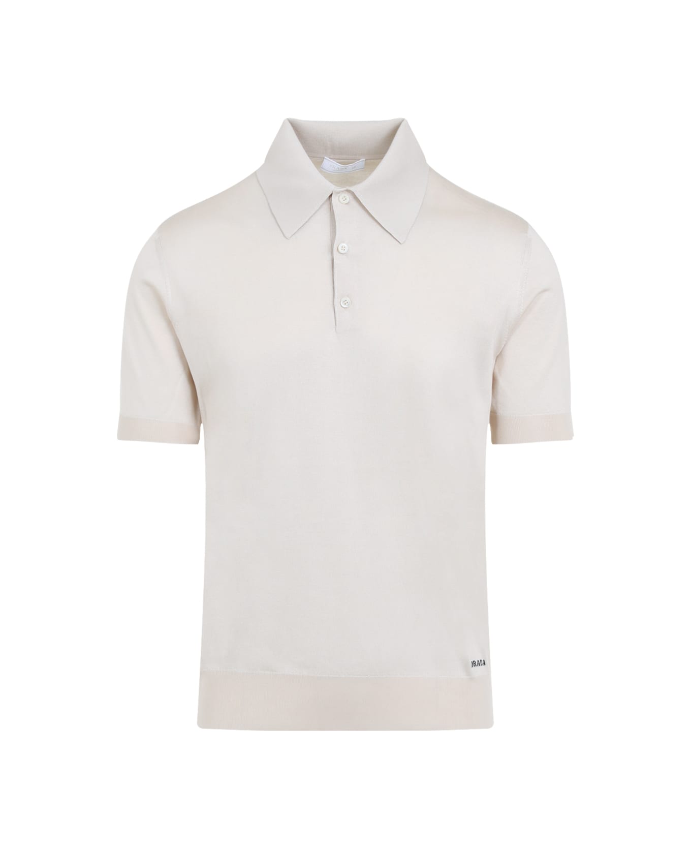 Prada Silk Polo - Naturale