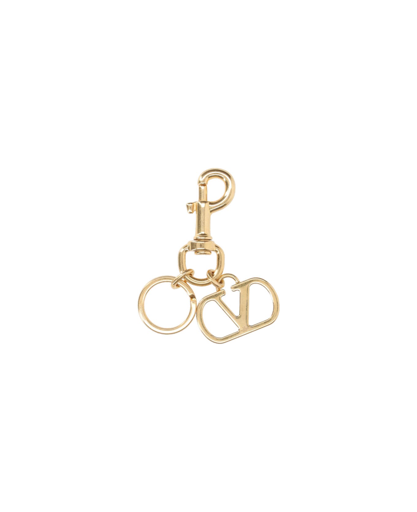 Valentino Garavani "vlogo Signature" Keyring - Gold