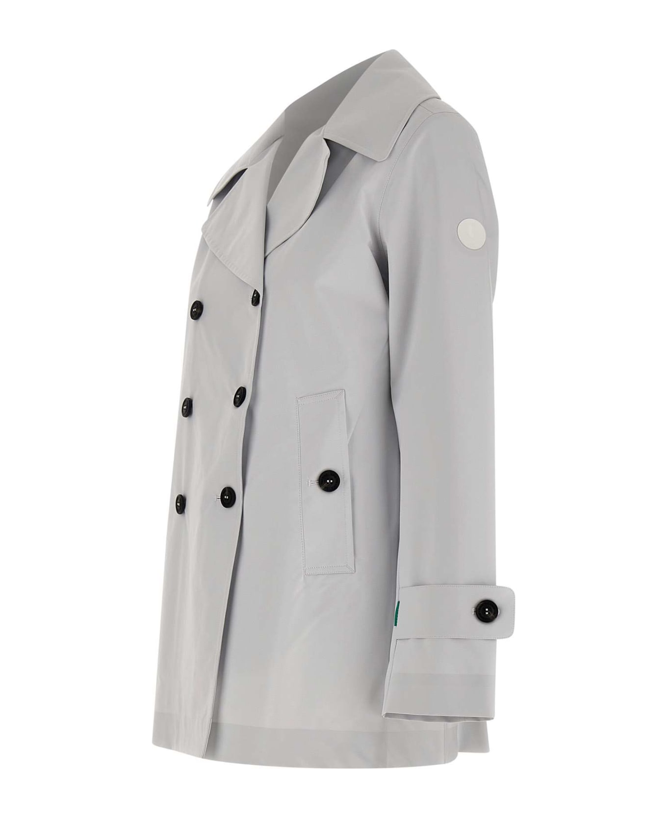 Save the Duck "grin18sofi" Trench Coat - WHITE