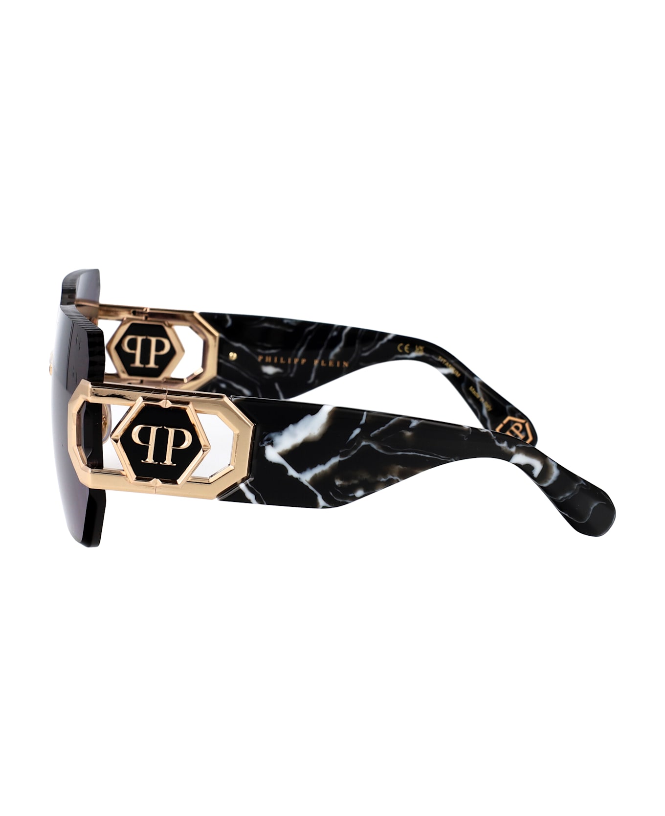 Philipp Plein Plein Hera Sunglasses - ROSE GOLD BLUE