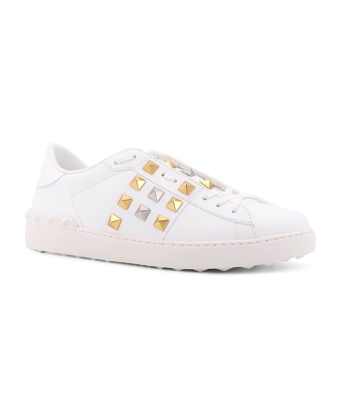 Valentino Garavani Rockstuds Sneakers - White
