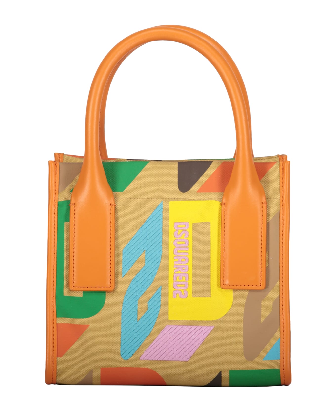 Dsquared2 Canvas Tote Bag - Multicolor