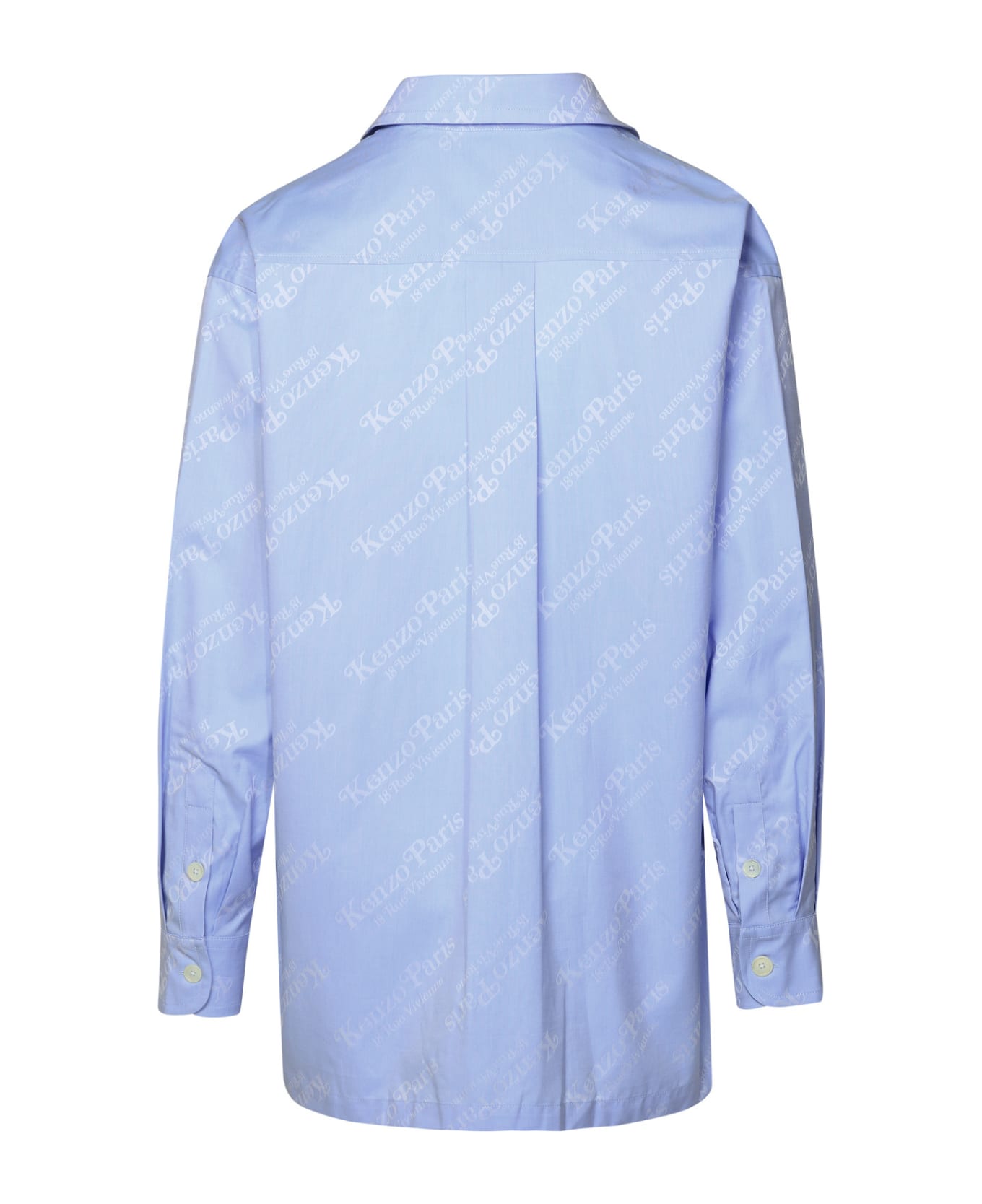 Kenzo ' By Verdy' Cotton Shirt - Light Blue