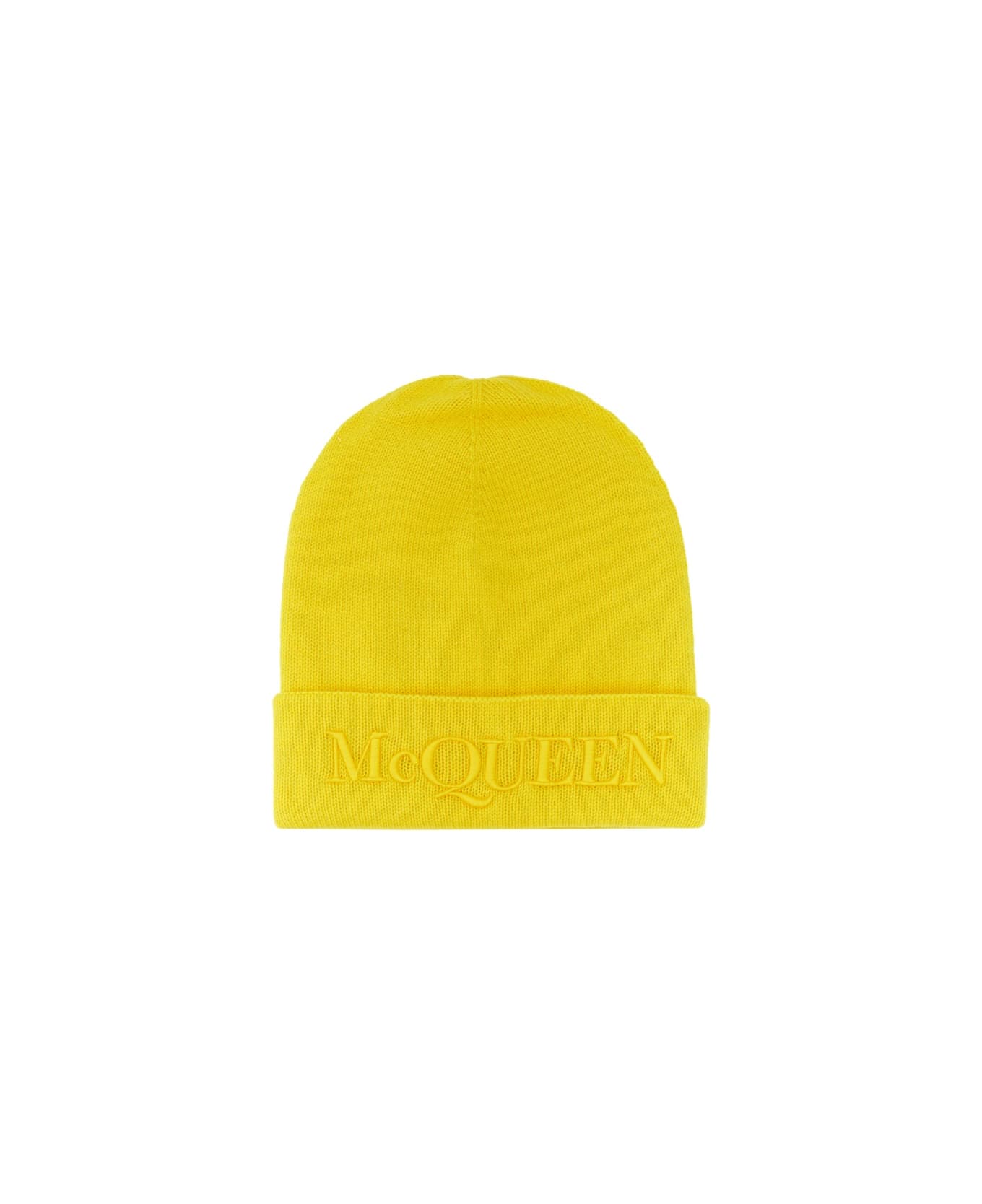 Alexander McQueen Hat With Logo - YELLOW 帽子