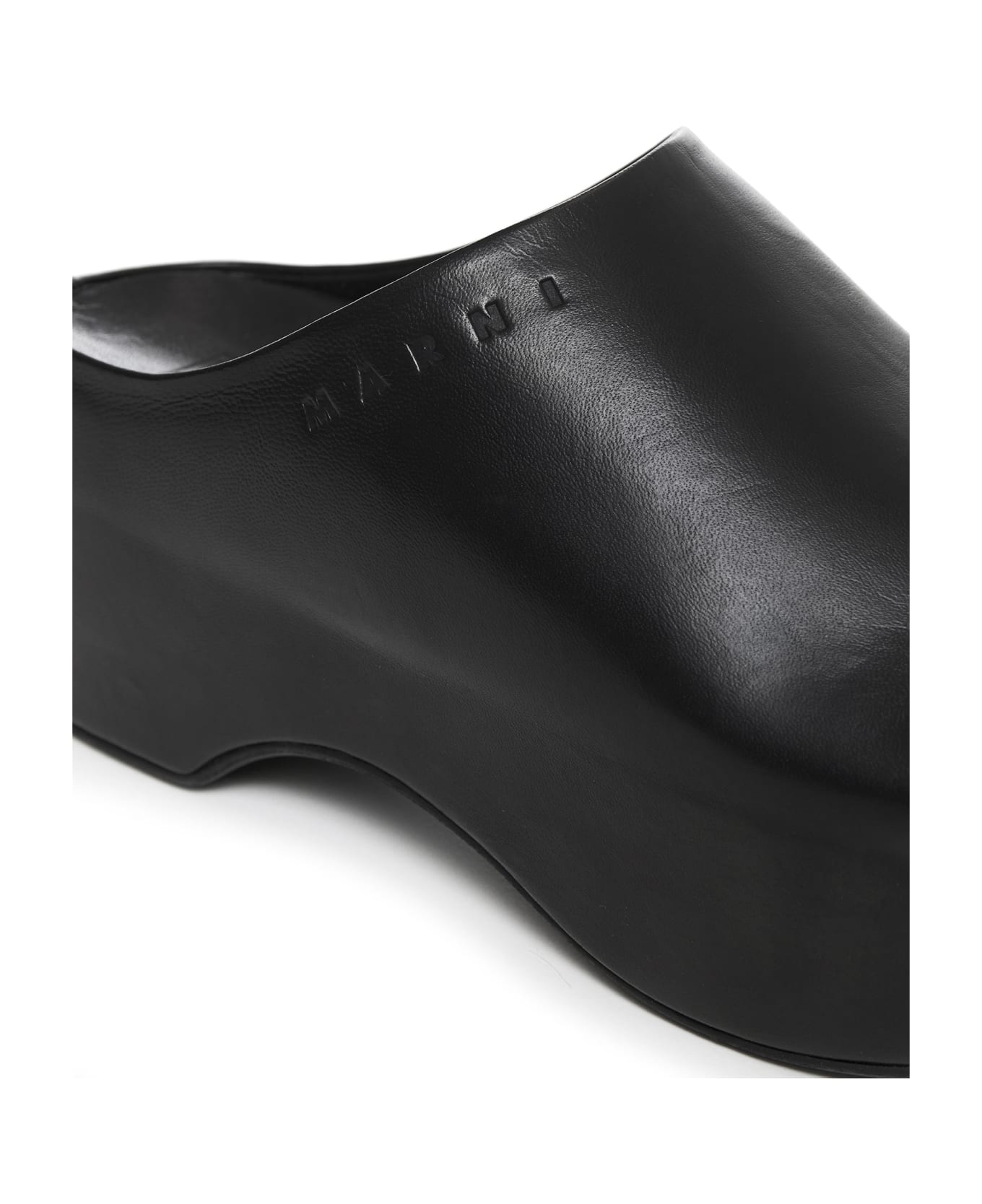 Marni Chunky Clog Sabot - BLACK