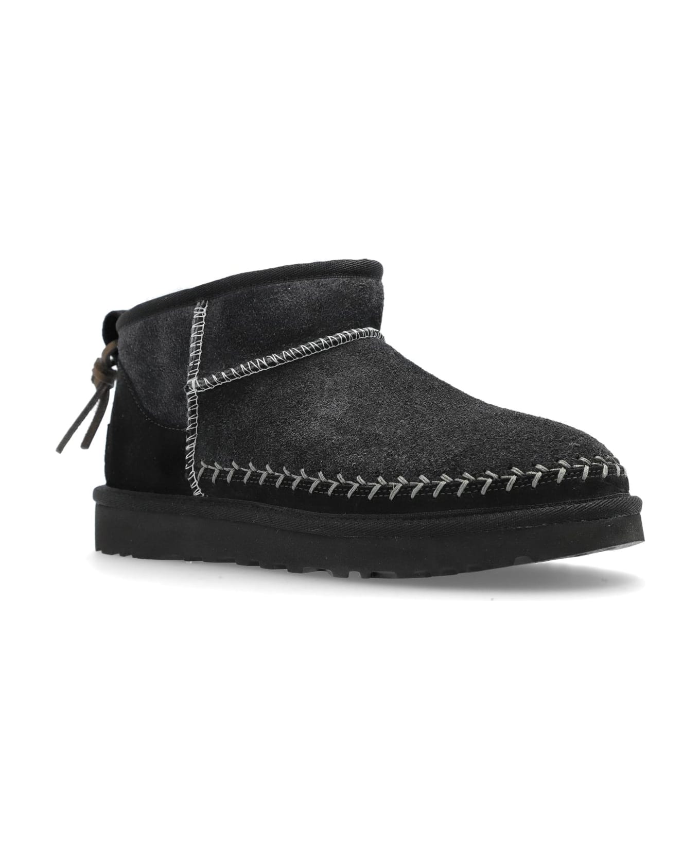 UGG Snow Boots 'classic Ultra Mini Biarritz' - Blk Black