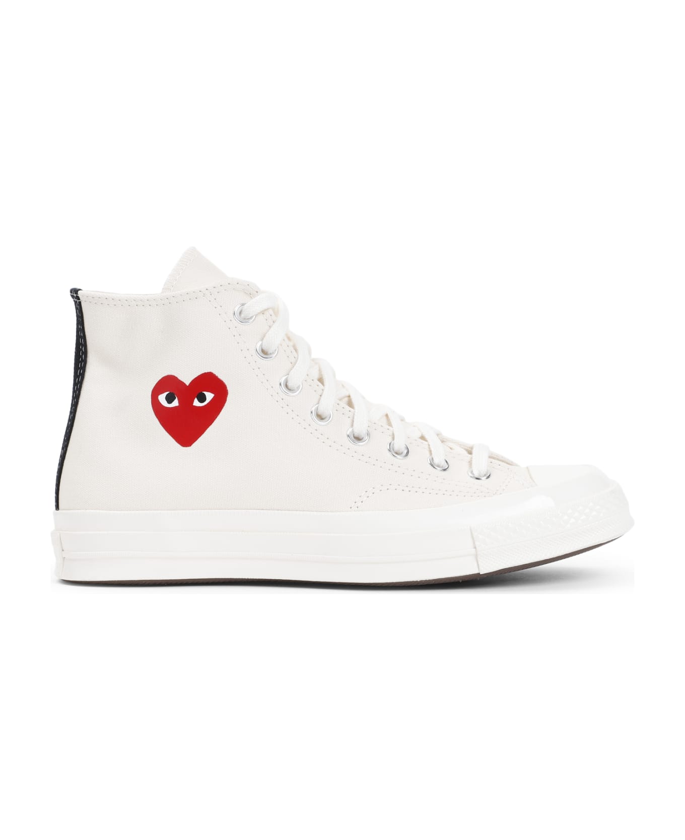 Comme des Garçons Play High Top Sneakers - White