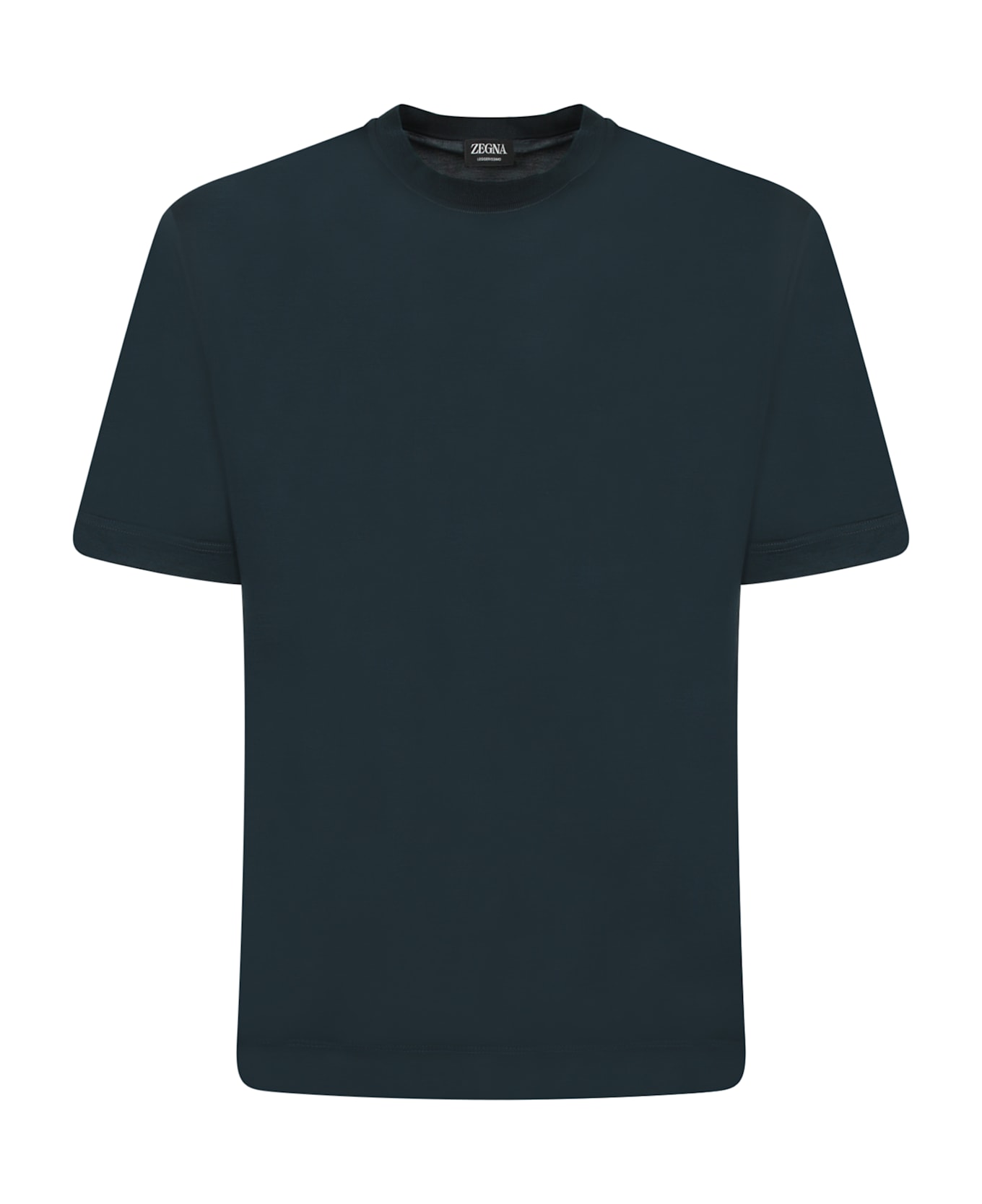 Zegna Teal Blue T-shirt - Blue