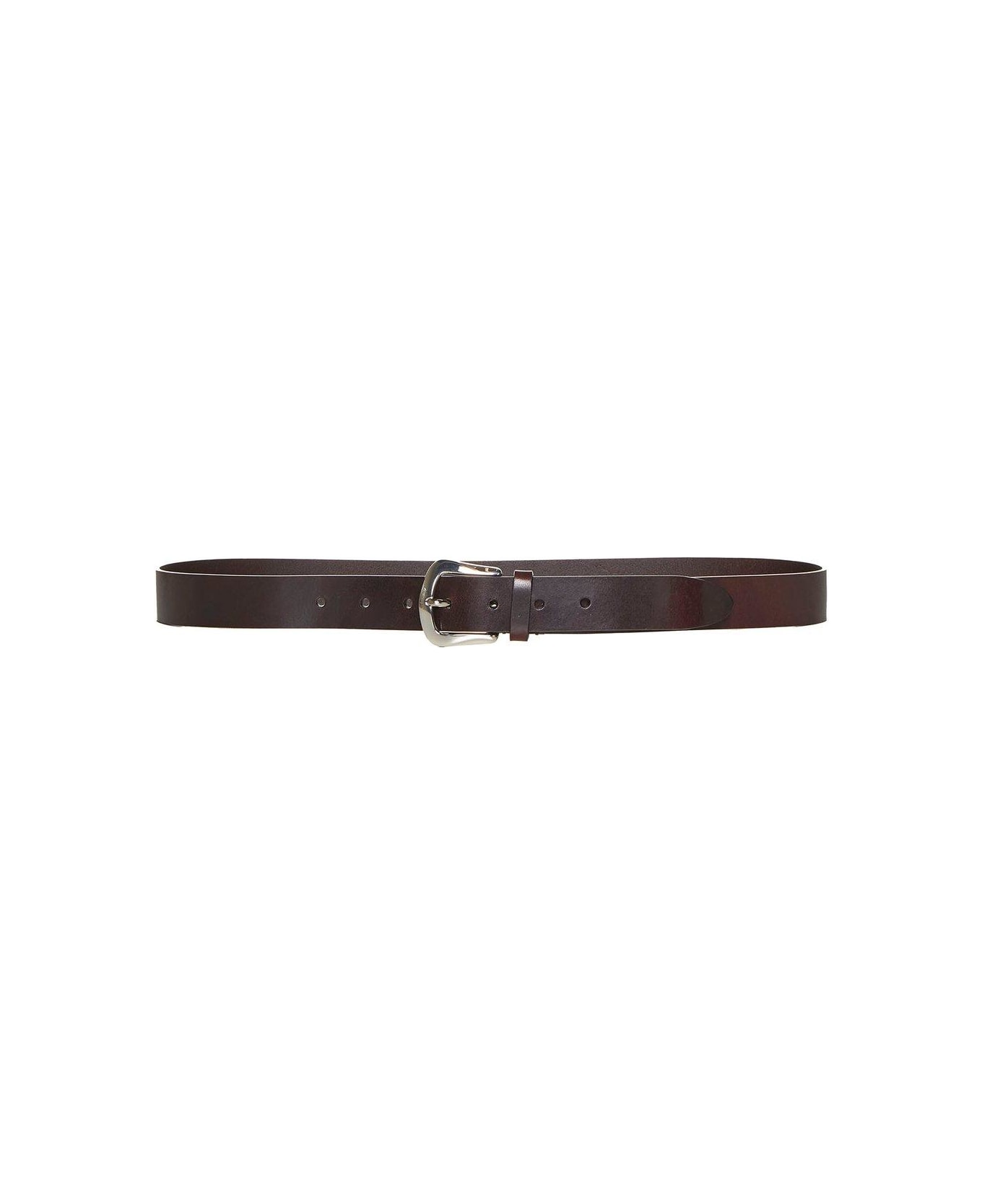 Brunello Cucinelli Logo Engraved Buckled Belt - Fondente ベルト