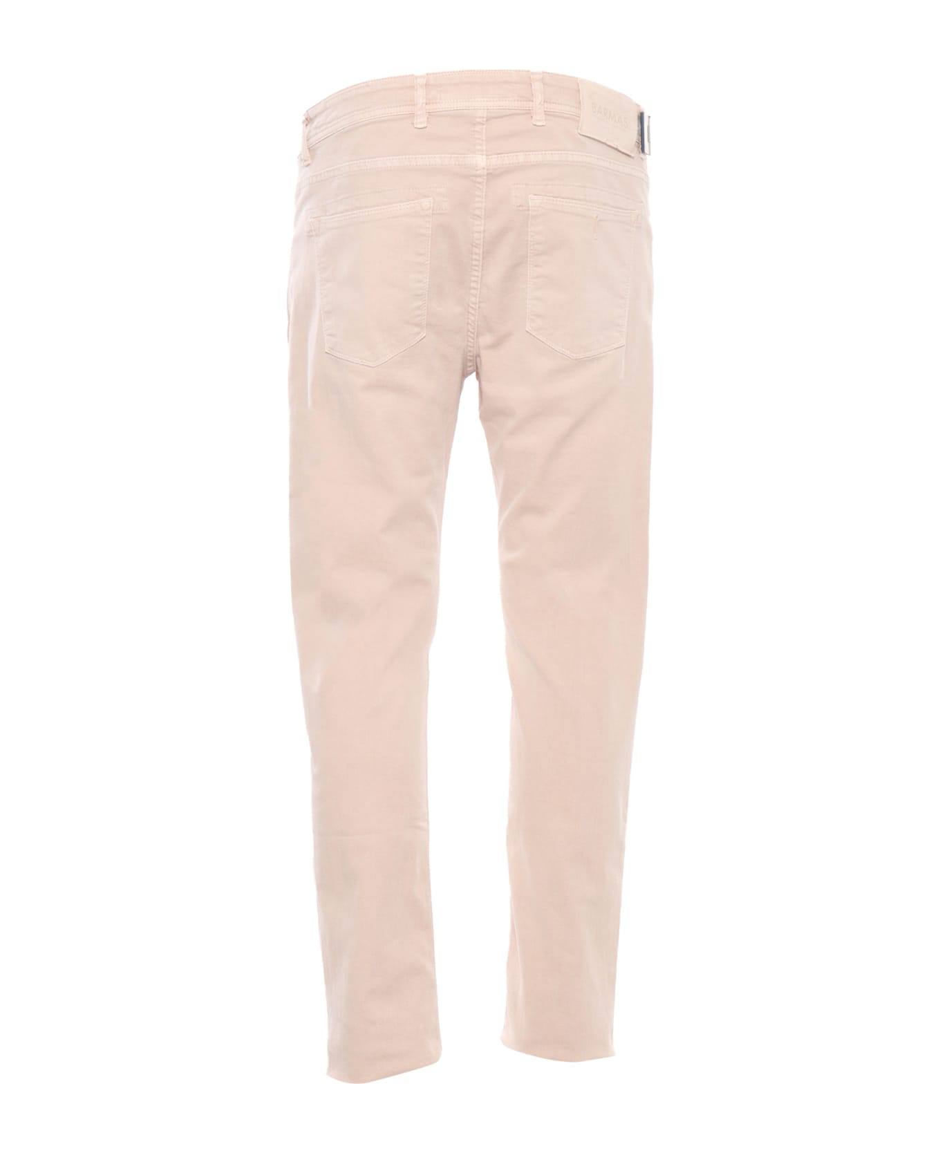 Barmas Pink Undertone Denim Trousers - PINK