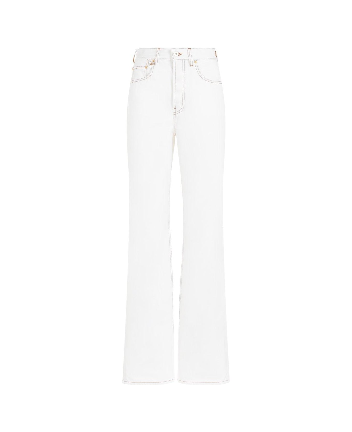 Jacquemus Straight Leg Jeans - WHITE